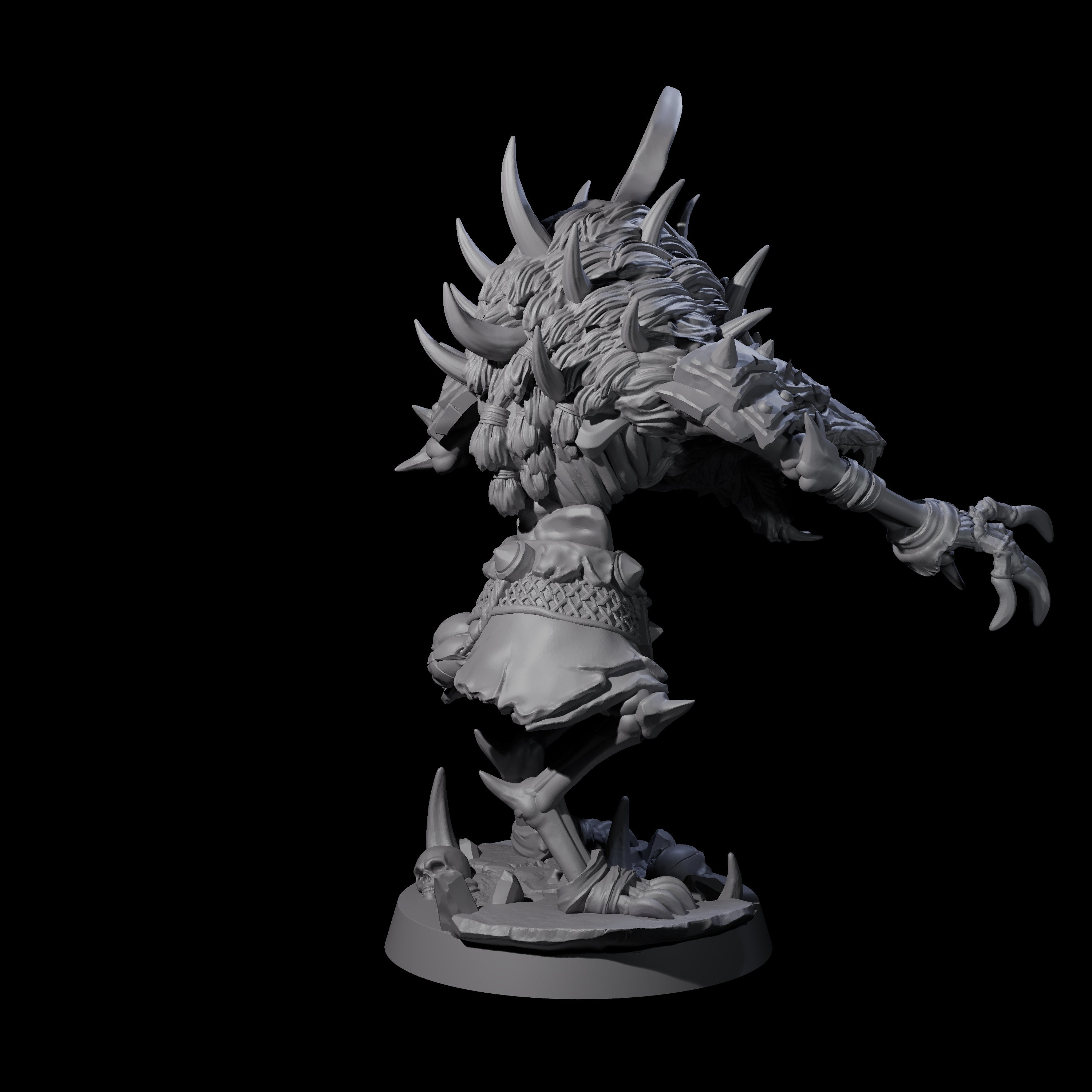 Three Creaking Gnoll Witherlings Miniature for Dungeons and Dragons, Pathfinder or other TTRPGs
