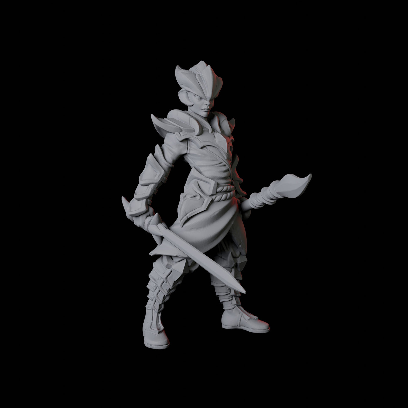 Three Cultists Miniature for Dungeons and Dragons, Pathfinder or other TTRPGs