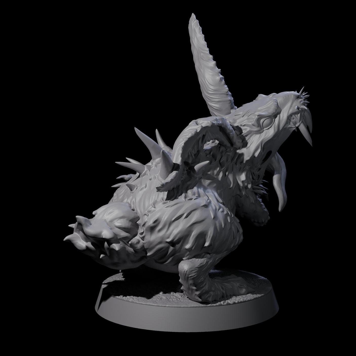 Three Cursed Wererabbits Miniature for Dungeons and Dragons, Pathfinder or other TTRPGs