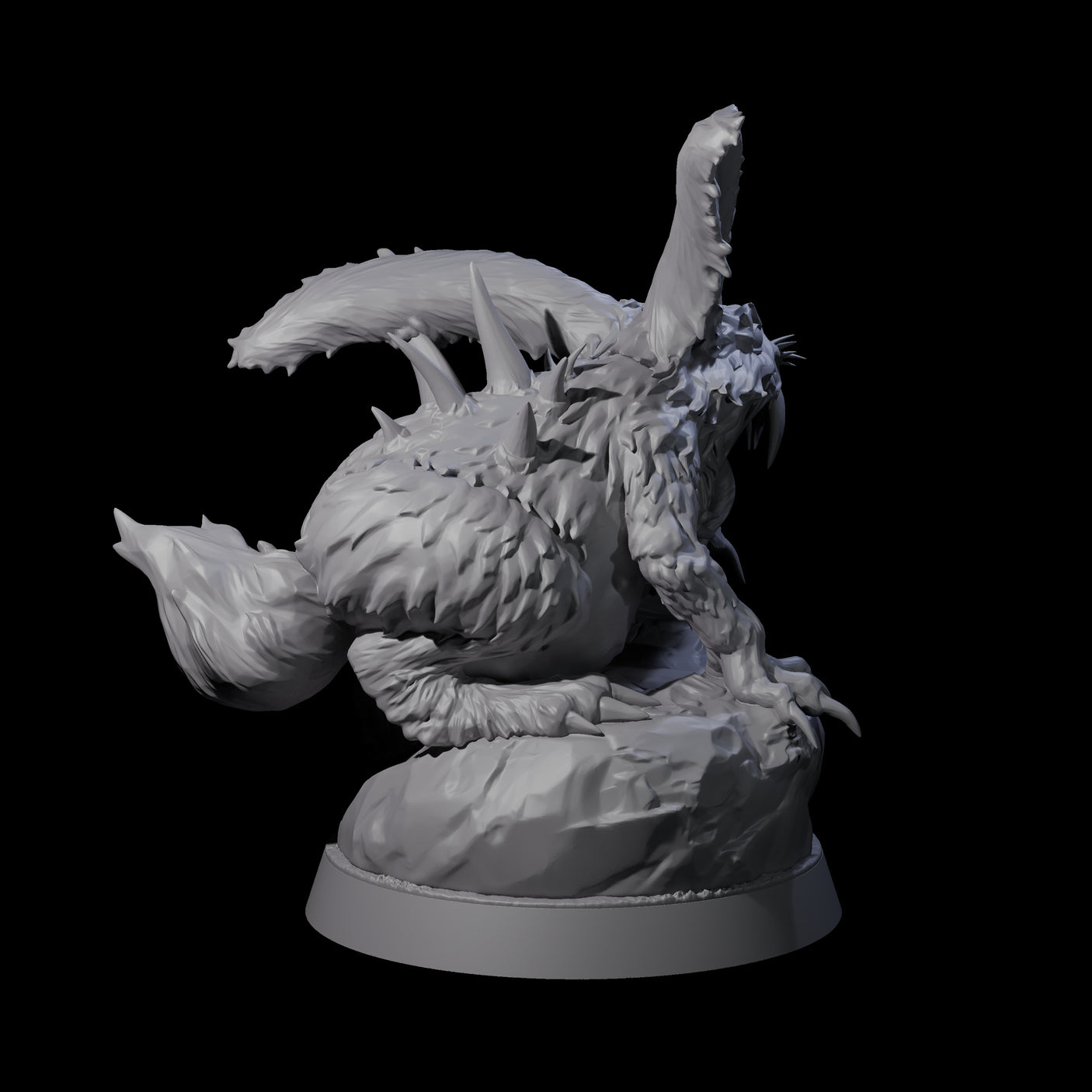 Three Cursed Wererabbits Miniature for Dungeons and Dragons, Pathfinder or other TTRPGs