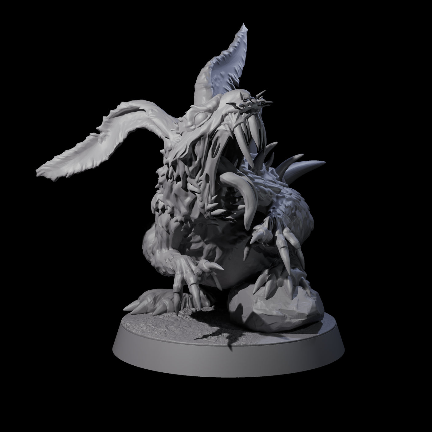 Three Cursed Wererabbits Miniature for Dungeons and Dragons, Pathfinder or other TTRPGs