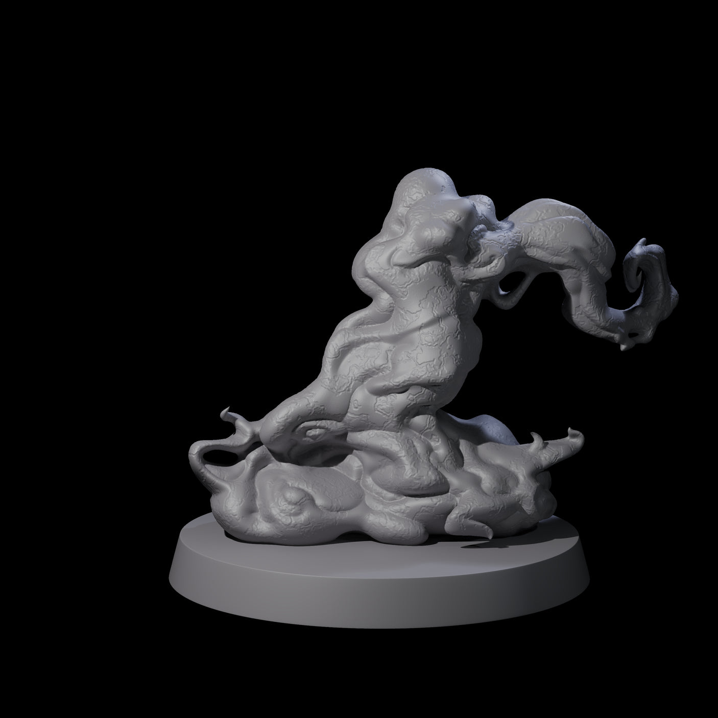 Three Devouring Slimes Miniature for Dungeons and Dragons, Pathfinder or other TTRPGs