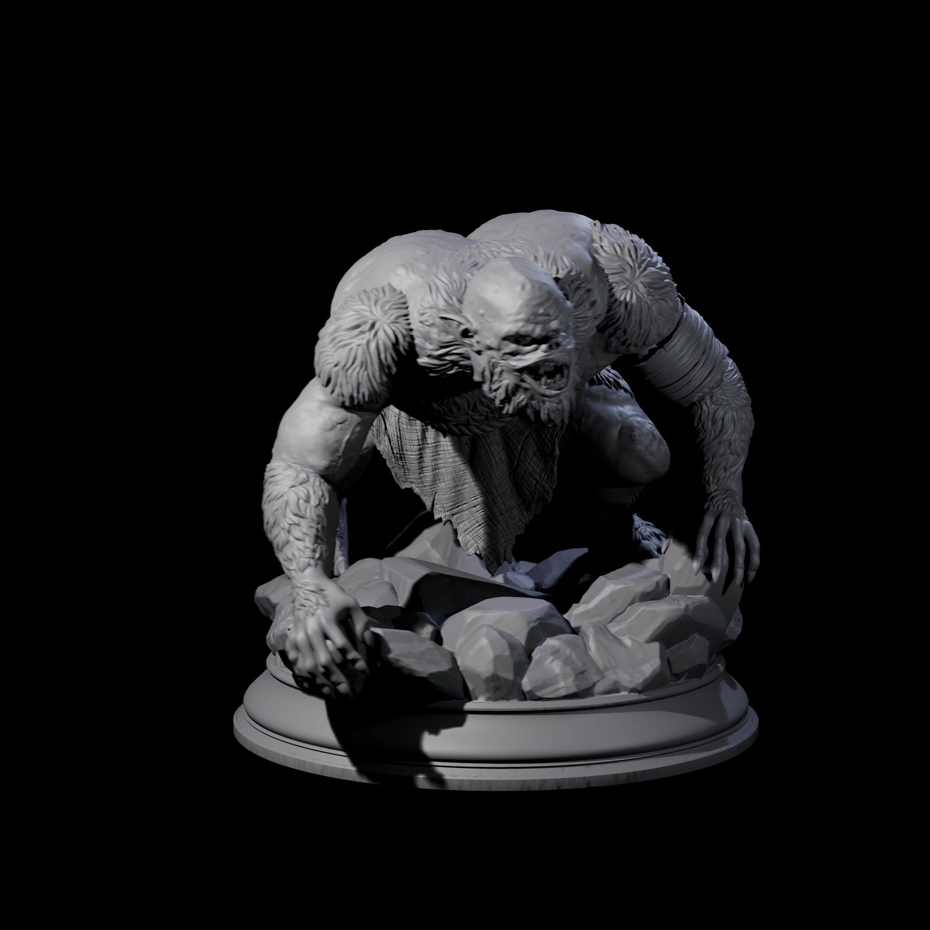 Three Disgusting Troglodytes Miniature for Dungeons and Dragons, Pathfinder or other TTRPGs