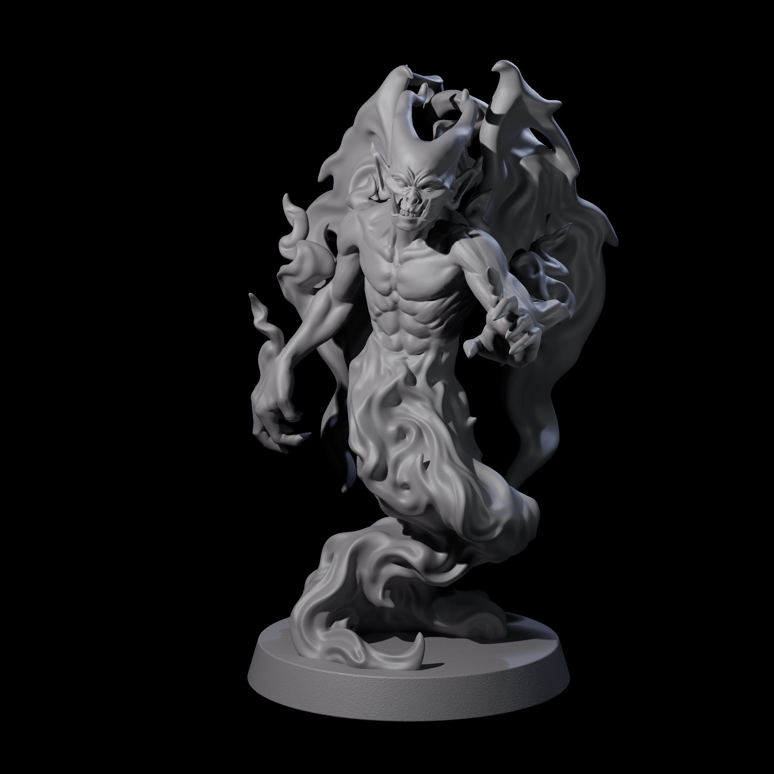 Three Drifting Shadowdemons Miniature for Dungeons and Dragons, Pathfinder or other TTRPGs