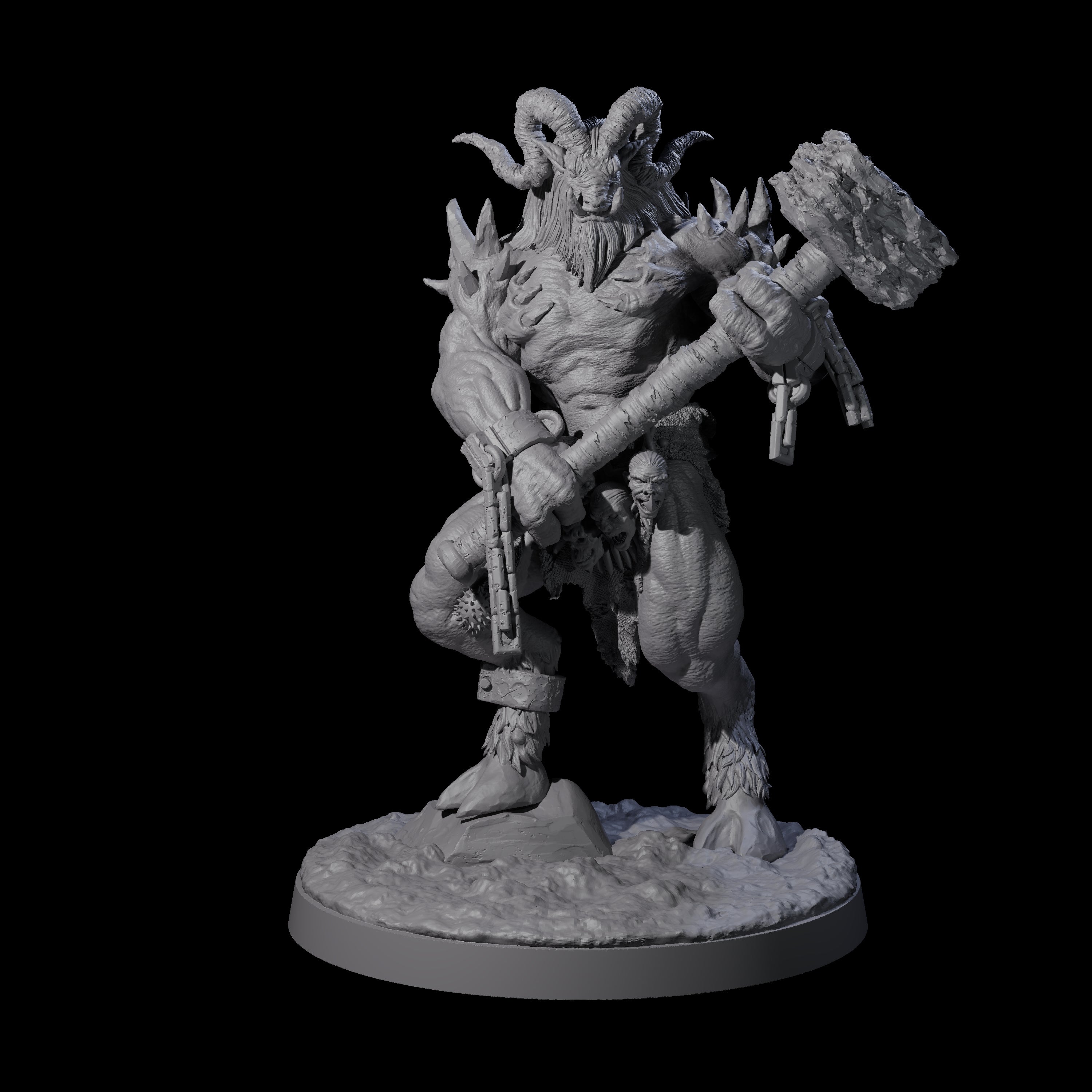 Three Evil Kalavakus Demons Miniature for Dungeons and Dragons, Pathfinder or other TTRPGs