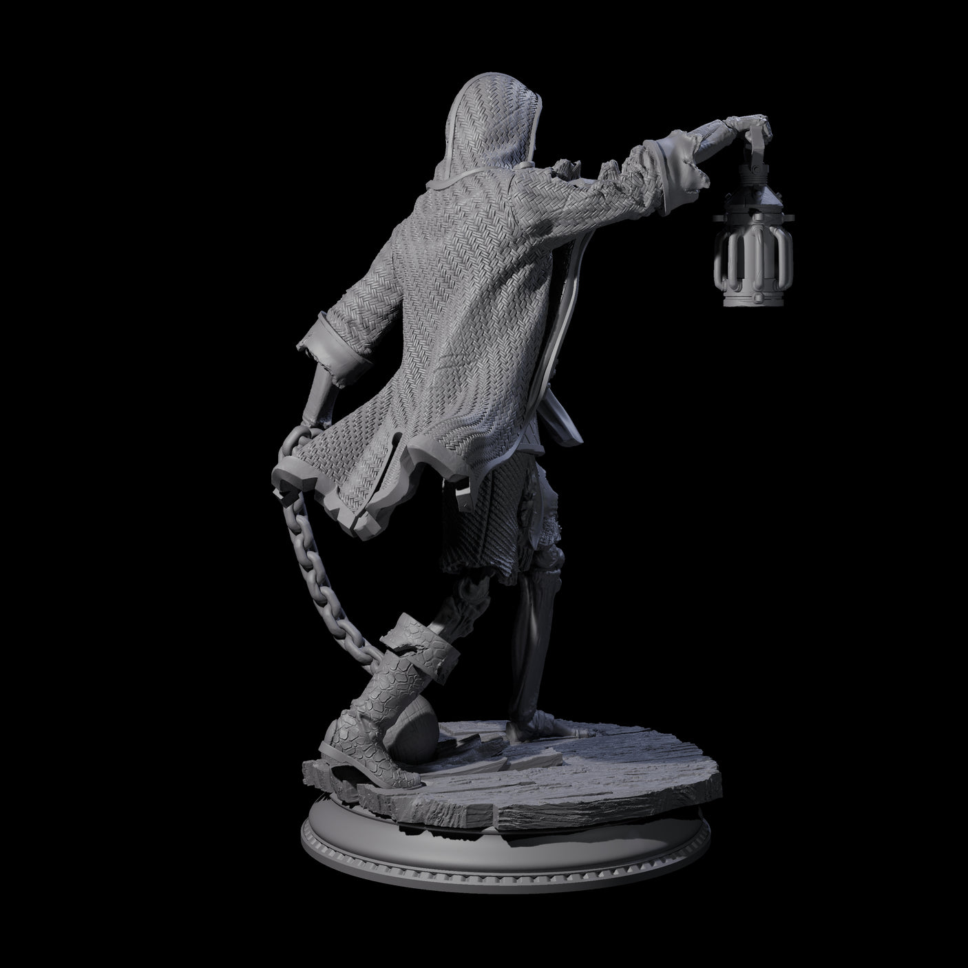 Three Falling Apart Pirate Skeleton Scallywags Miniature for Dungeons and Dragons, Pathfinder or other TTRPGs