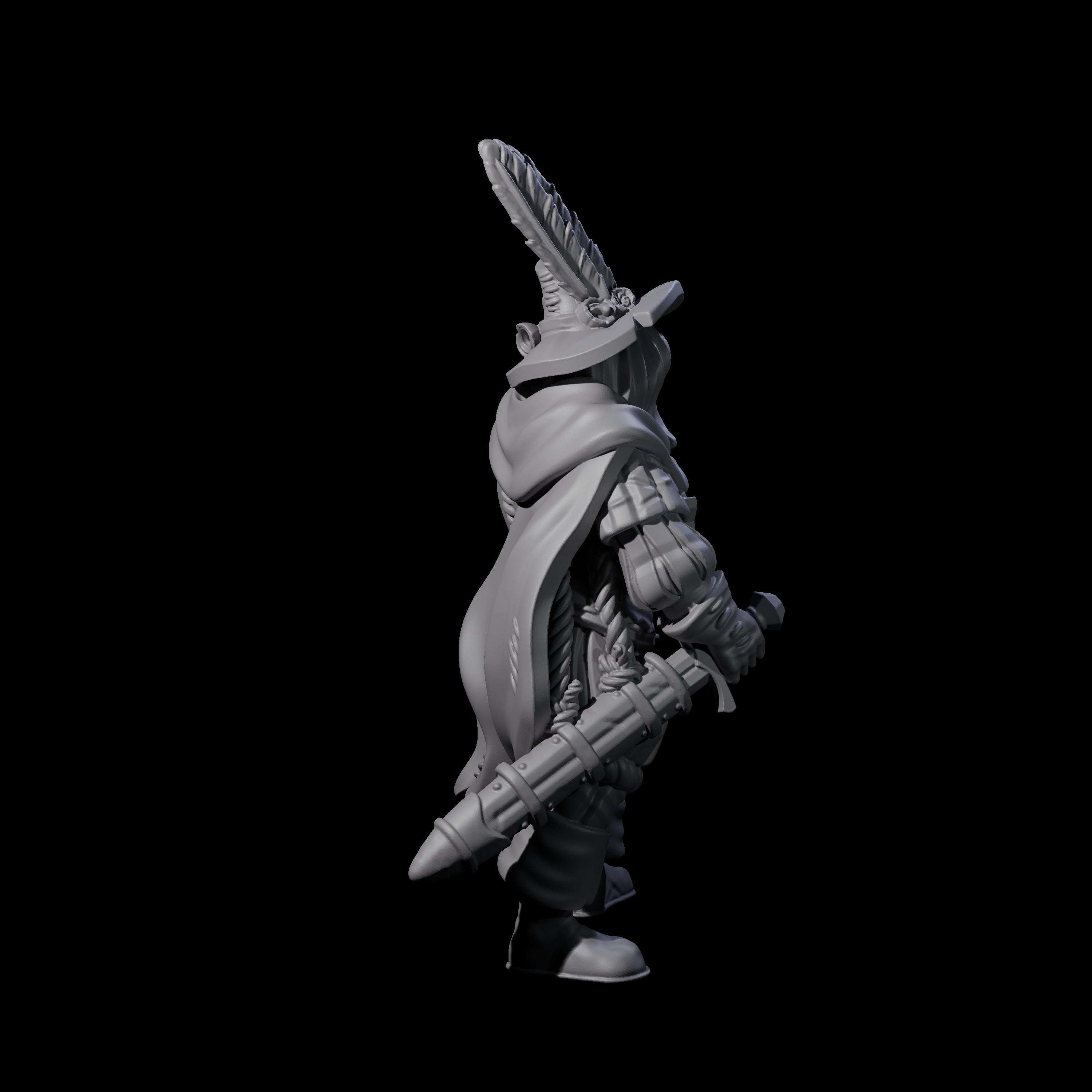 Three Female Inquisition Hunters Miniature for Dungeons and Dragons, Pathfinder or other TTRPGs