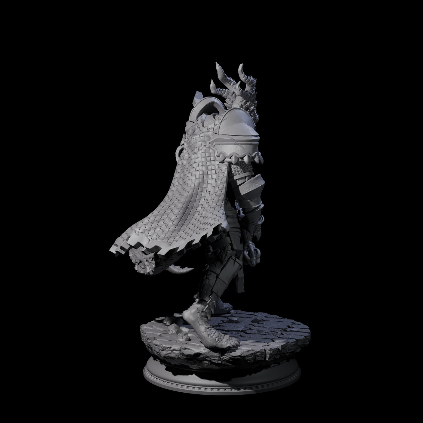 Three Fighting Dragonborn Dragonguard Miniature for Dungeons and Dragons, Pathfinder or other TTRPGs