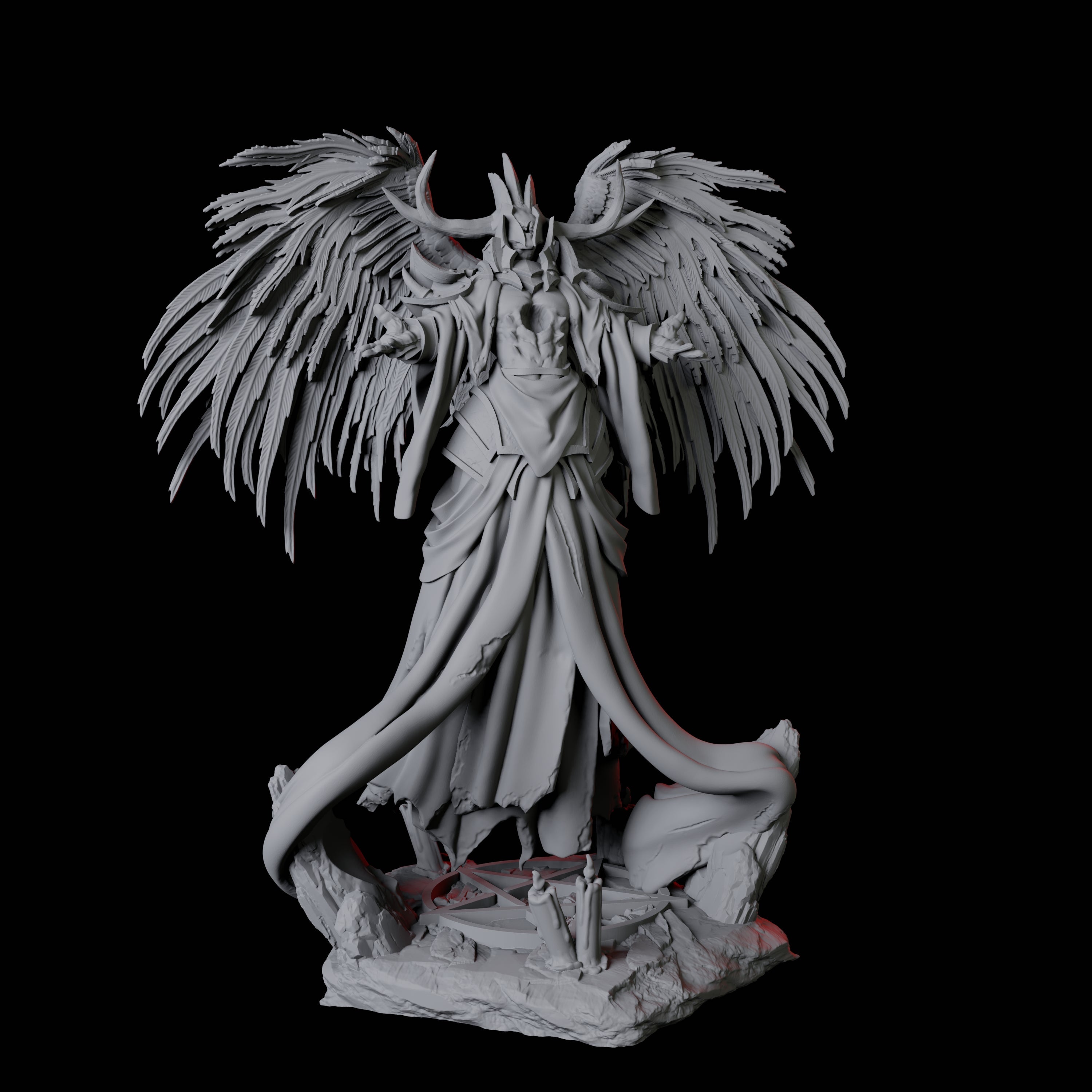 Three Floating Executioner Devils Miniature for Dungeons and Dragons, Pathfinder or other TTRPGs