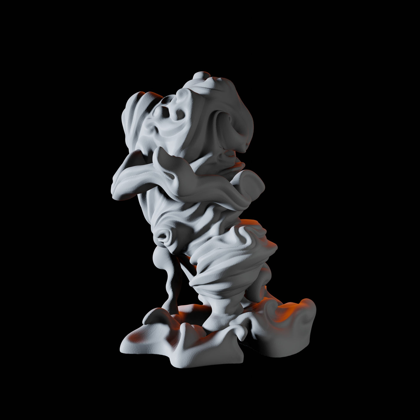Three Forming Air Elementals Miniature for Dungeons and Dragons, Pathfinder or other TTRPGs