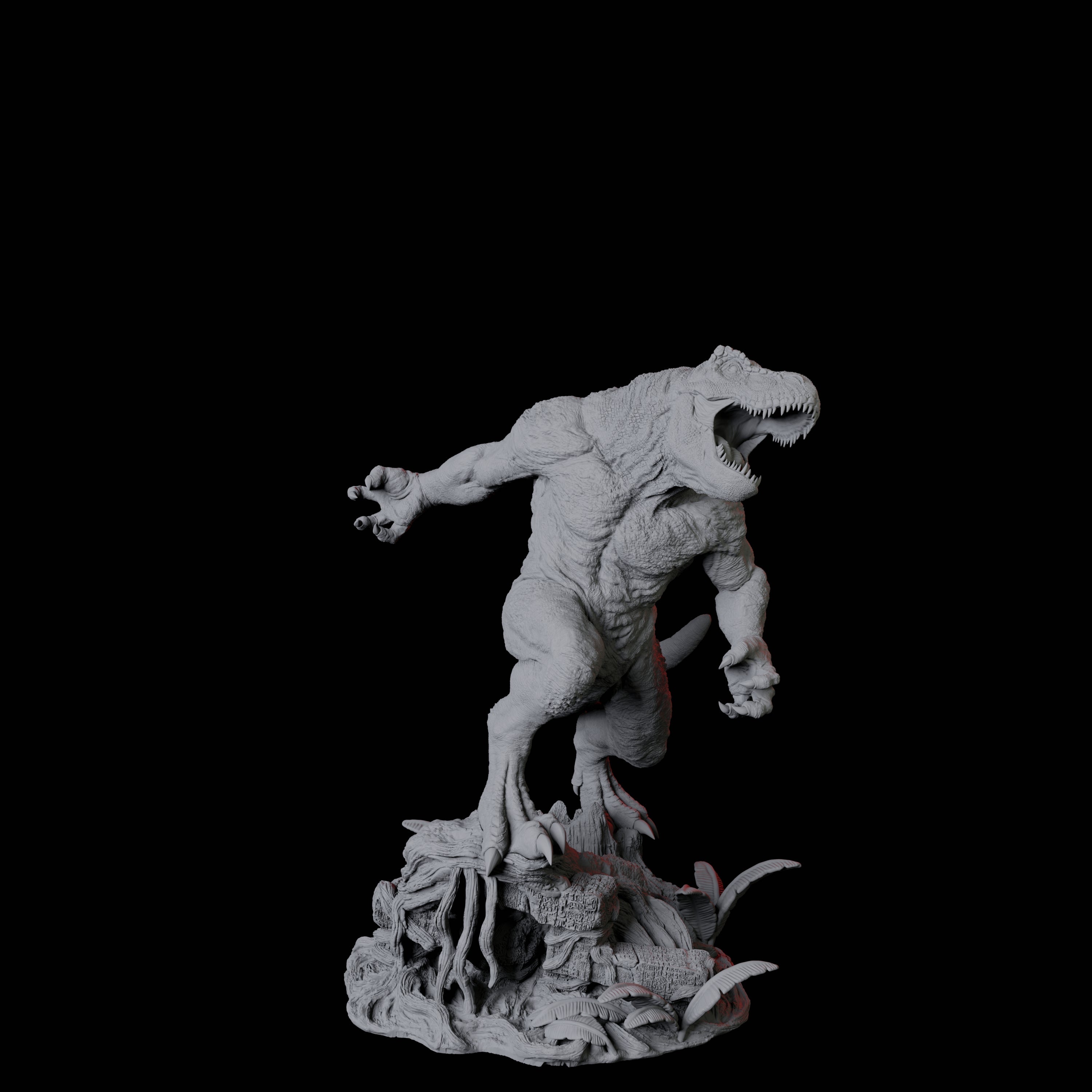 Three Gargantuan Lizardfolk Warriors Miniature for Dungeons and Dragons, Pathfinder or other TTRPGs