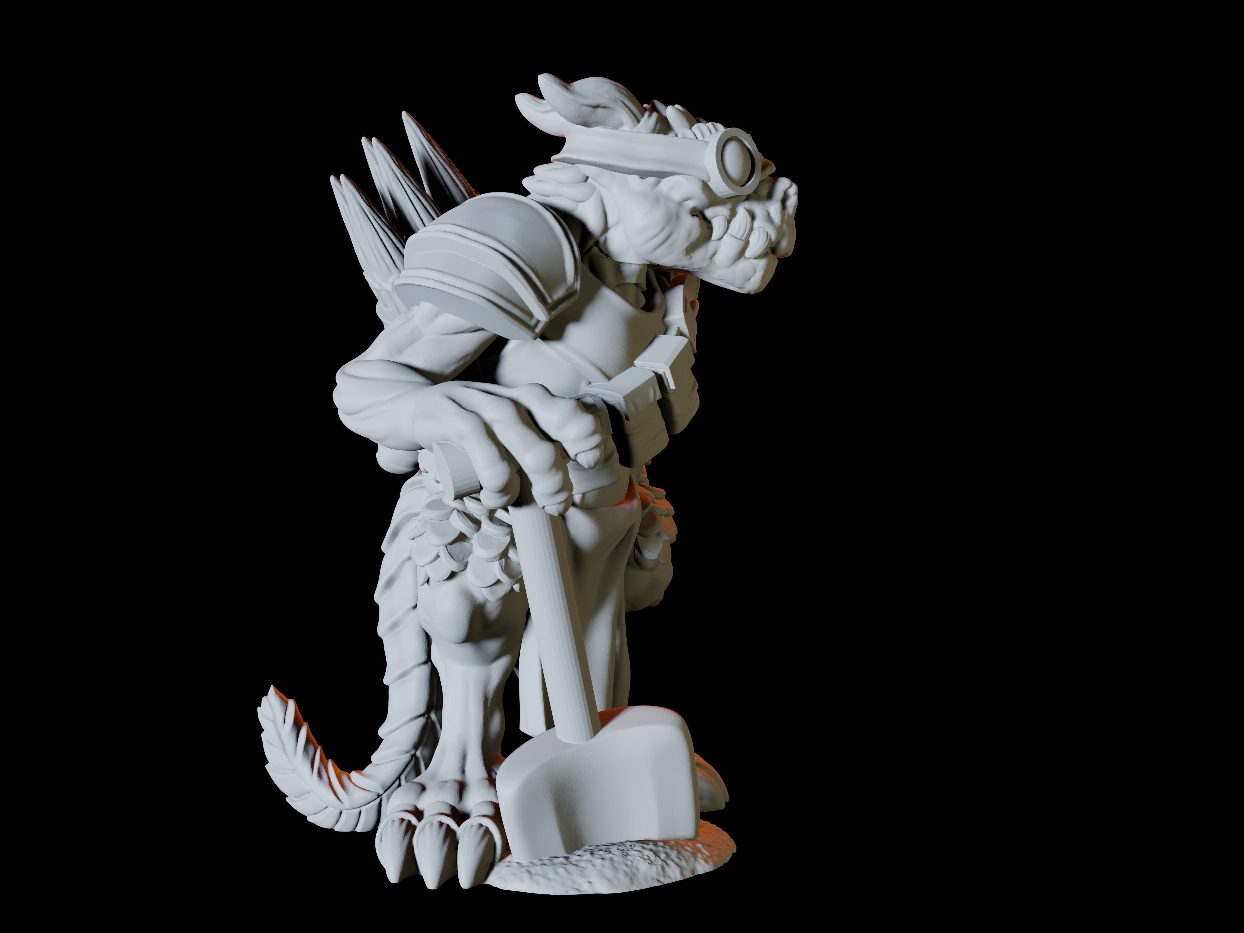 Three Kobold Trapper Miniatures for Dungeons and Dragons - Myth Forged