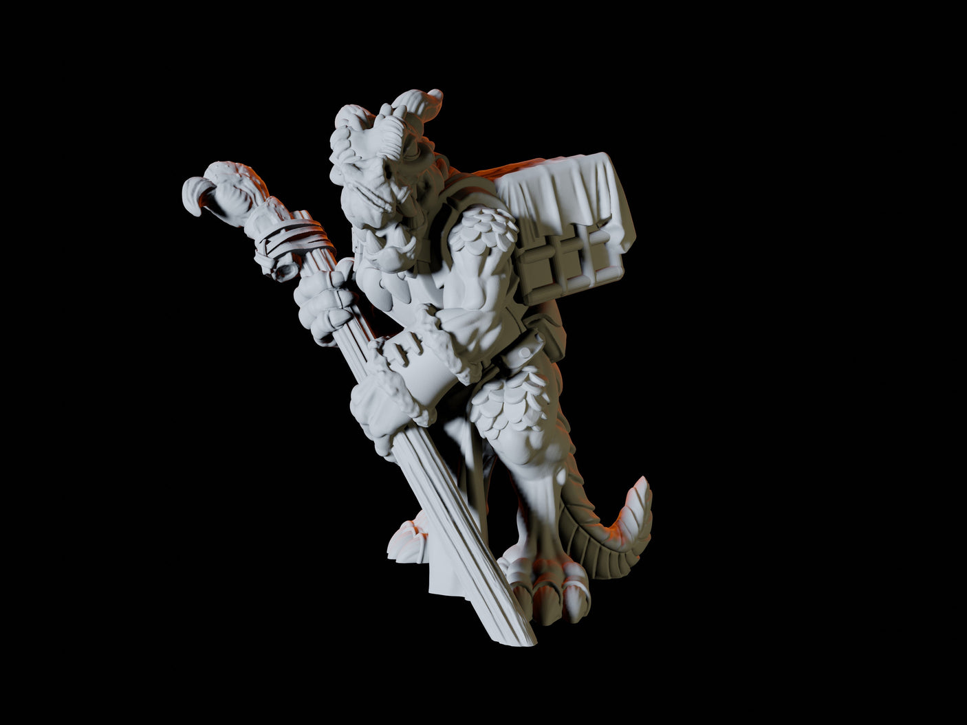 Three Kobold Trappers Miniature for Dungeons and Dragons, Pathfinder or other TTRPGs