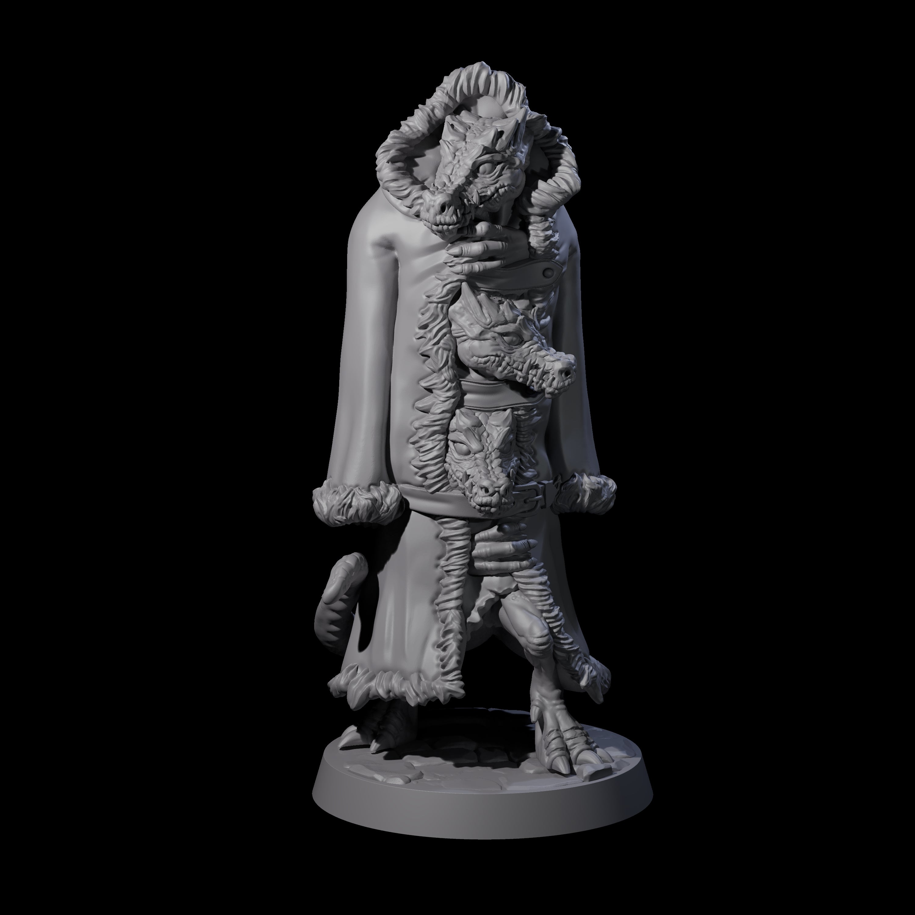 Three Kobolds in a Trenchcoat Disguise Miniature for Dungeons and Dragons, Pathfinder or other TTRPGs