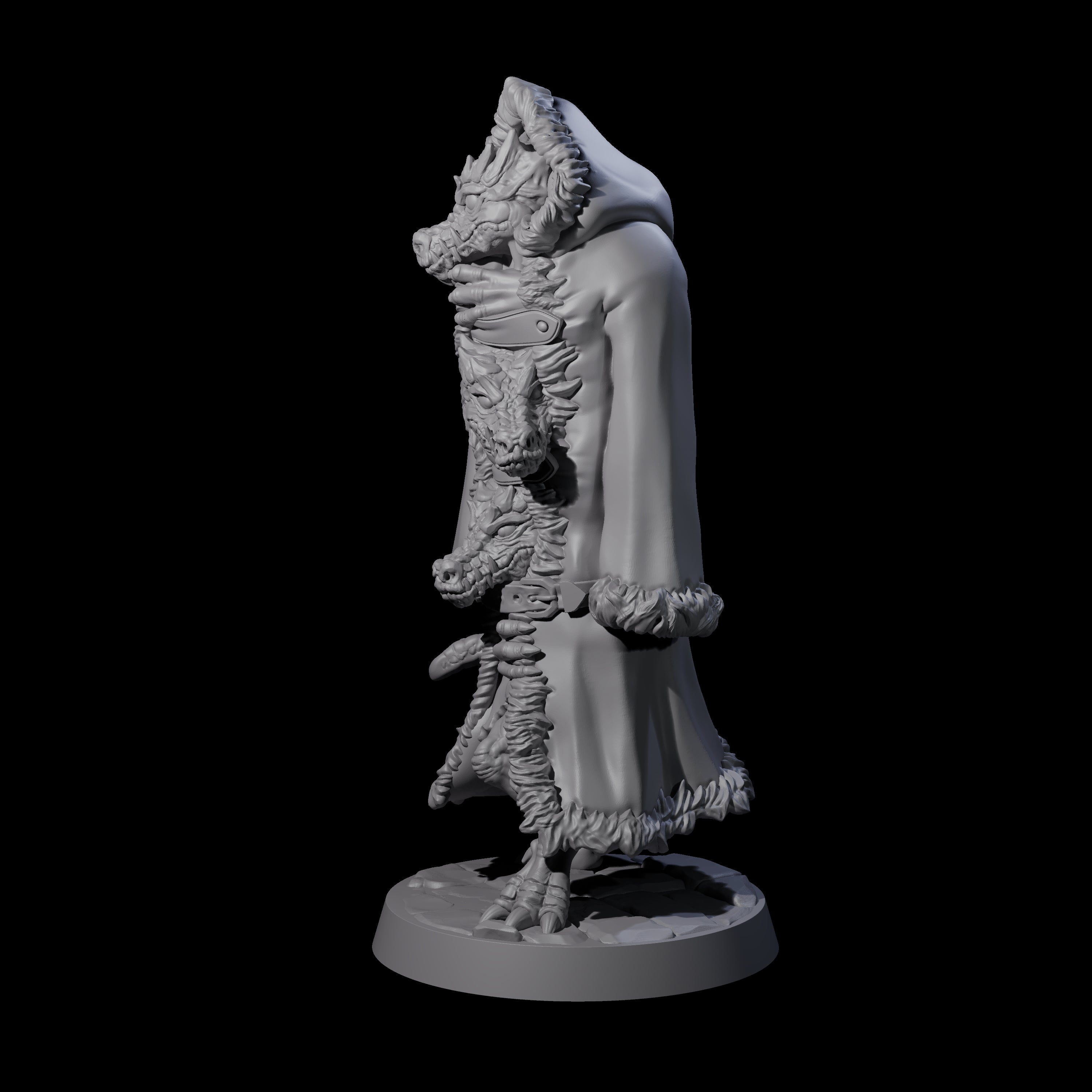 Three Kobolds in a Trenchcoat Disguise Miniature for Dungeons and Dragons, Pathfinder or other TTRPGs