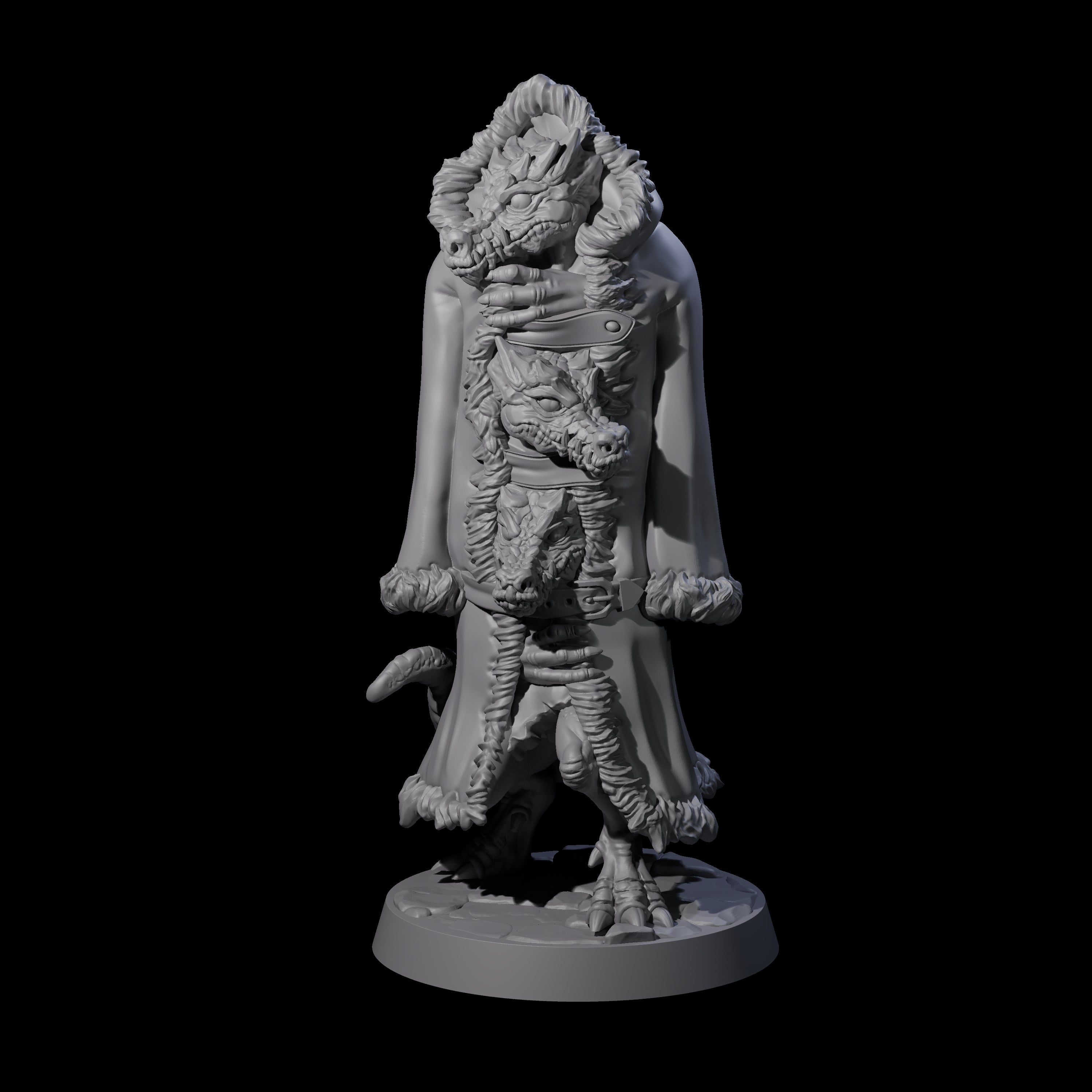 Three Kobolds in a Trenchcoat Disguise Miniature for Dungeons and Dragons, Pathfinder or other TTRPGs