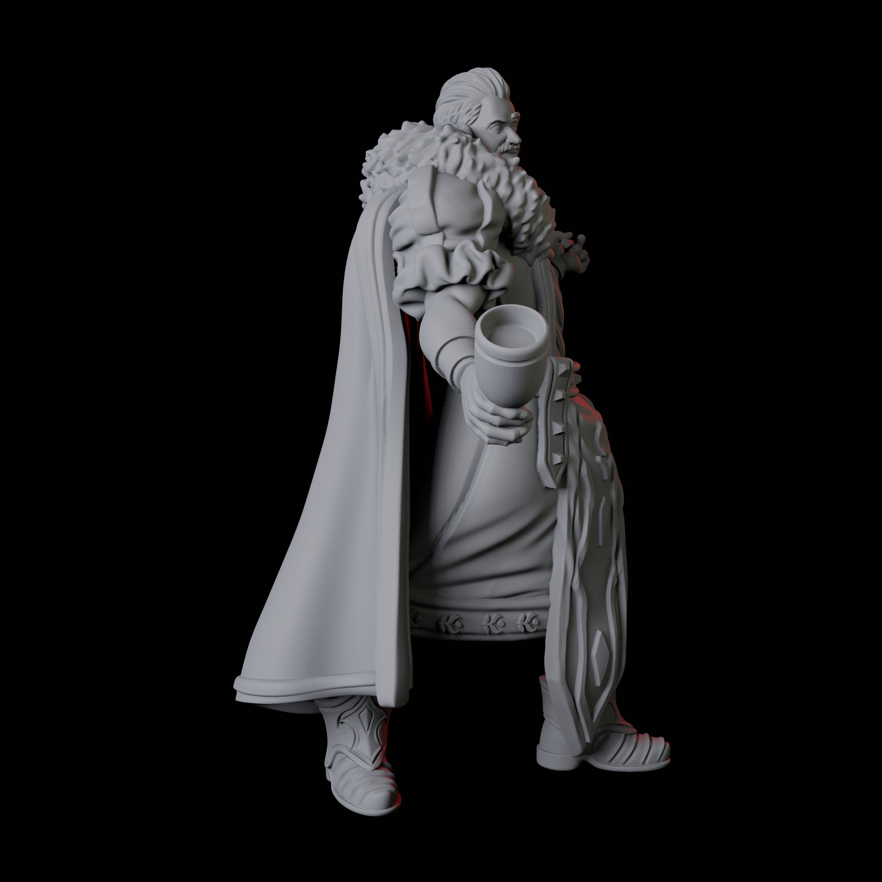 Three Noblemen Miniature for Dungeons and Dragons