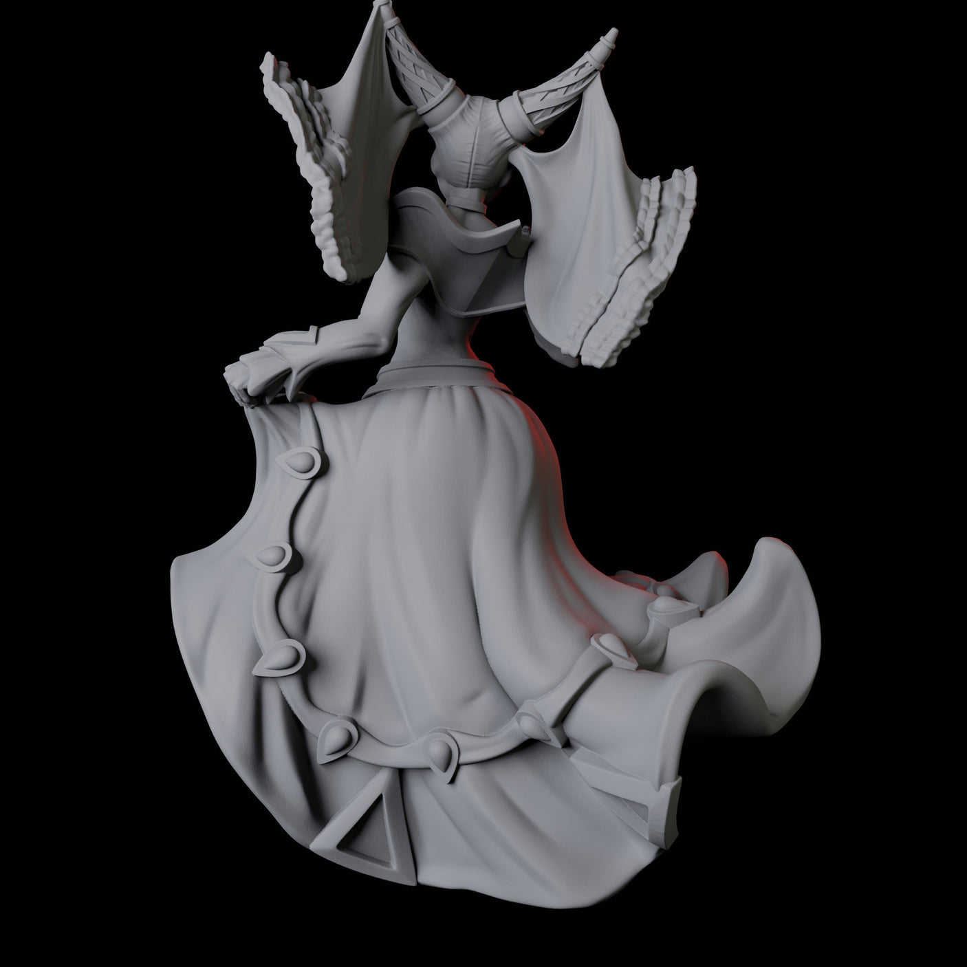 Three Noblewomen Miniature for Dungeons and Dragons, Pathfinder or other TTRPGs