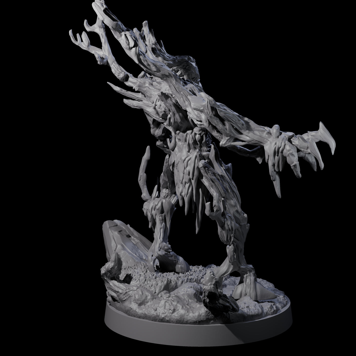 Three Proud Treant Protectors Miniature for Dungeons and Dragons, Pathfinder or other TTRPGs