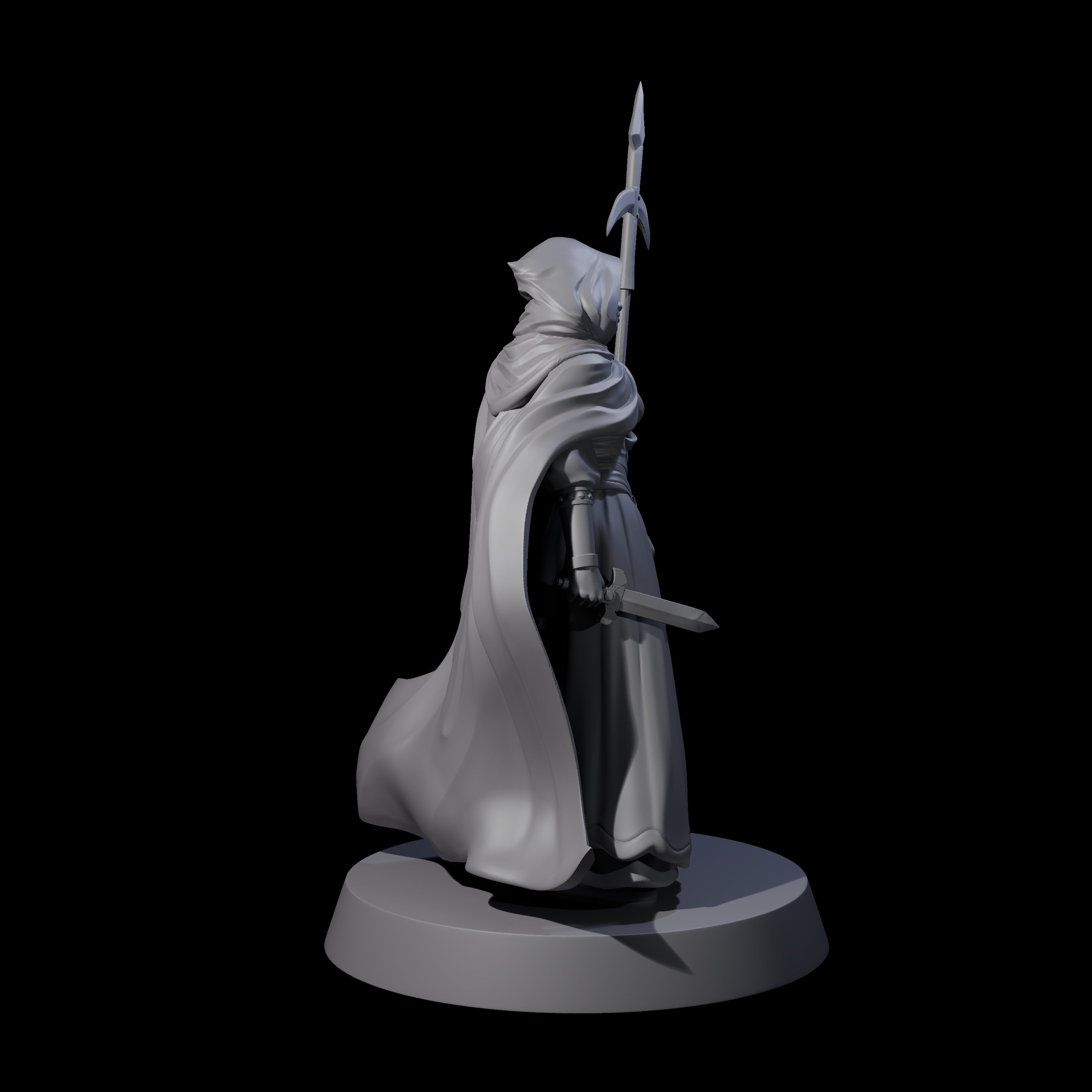 Three Rebellious Masked Citizens Miniature for Dungeons and Dragons, Pathfinder or other TTRPGs