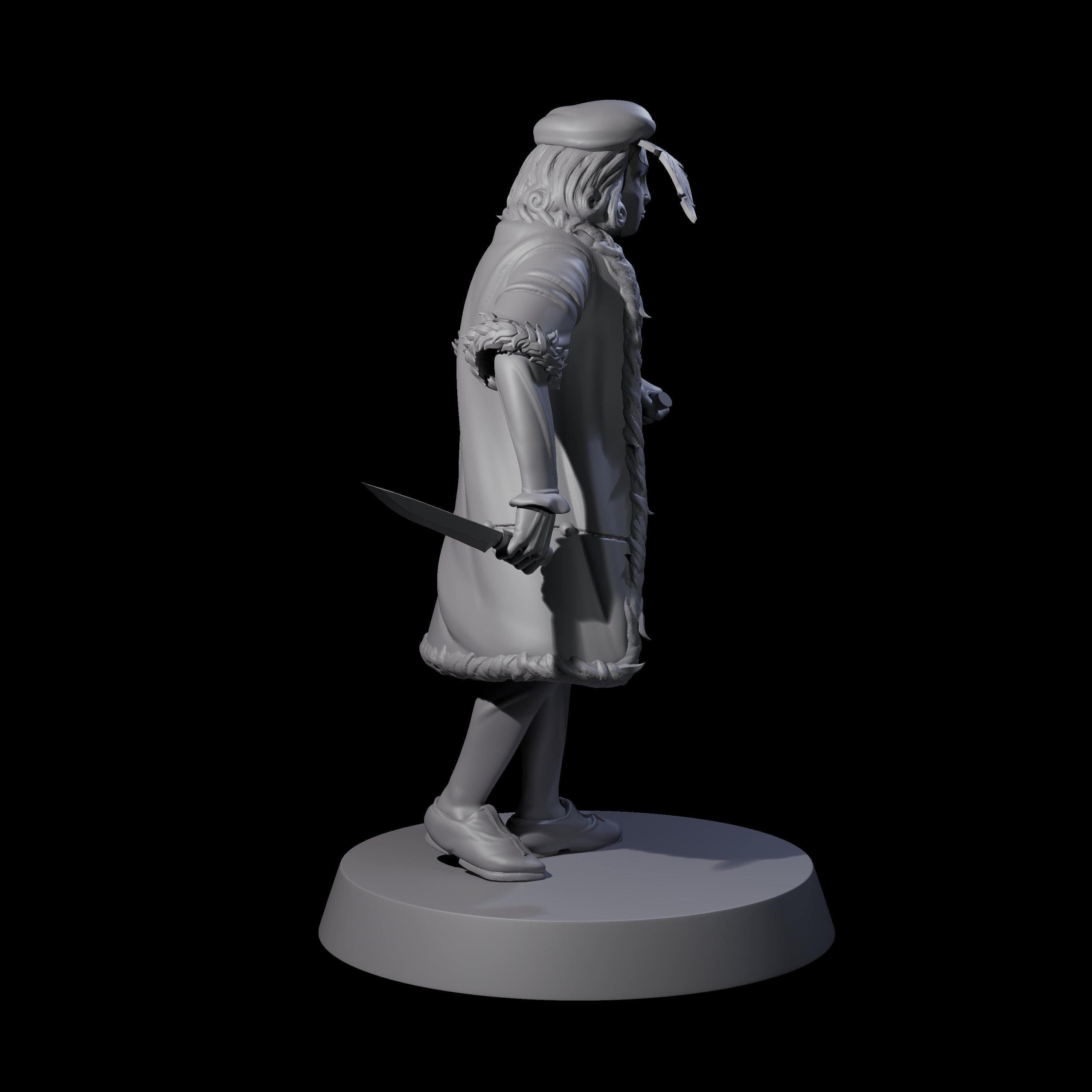 Three Rebellious Masked Citizens Miniature for Dungeons and Dragons, Pathfinder or other TTRPGs