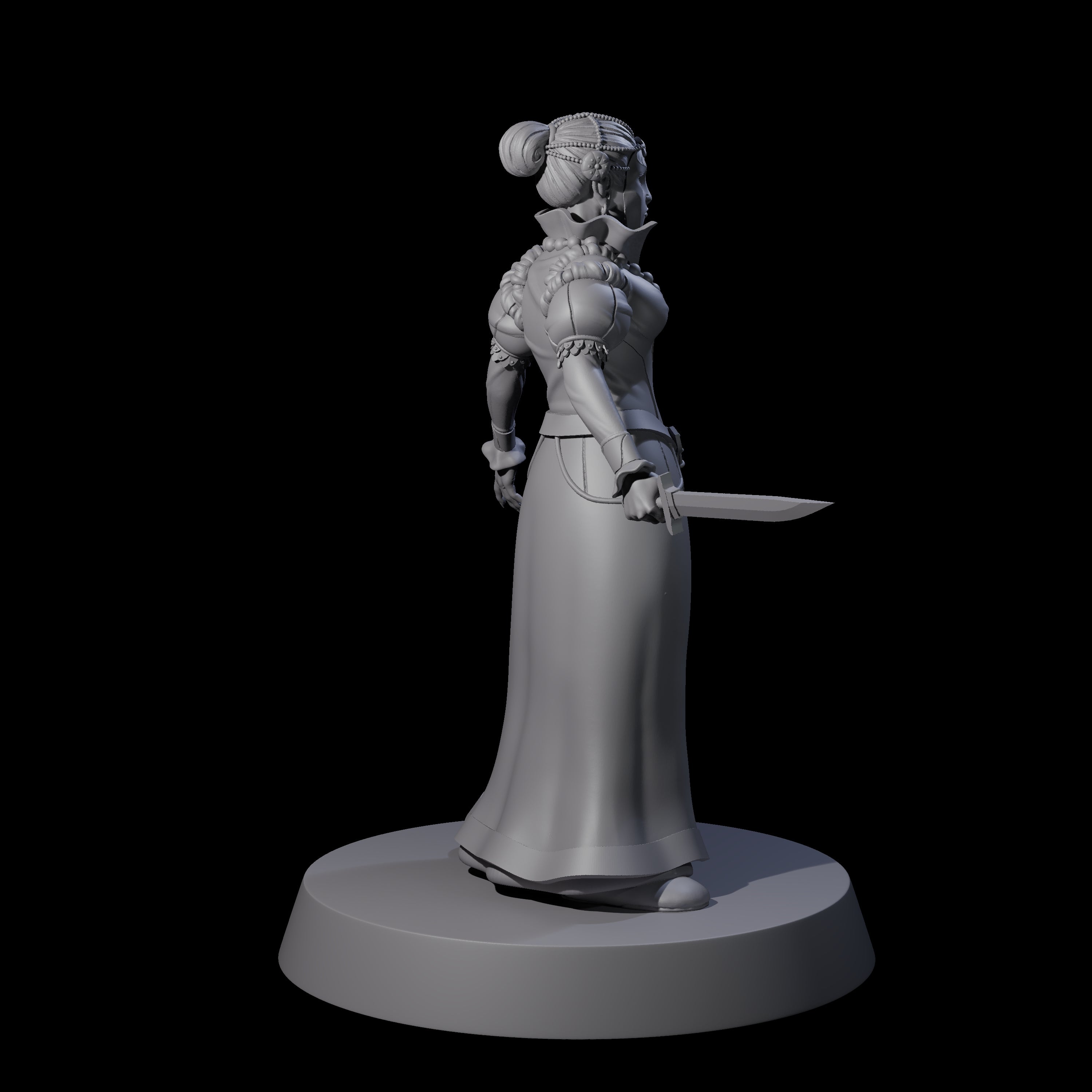 Three Rebellious Masked Citizens Miniature for Dungeons and Dragons, Pathfinder or other TTRPGs