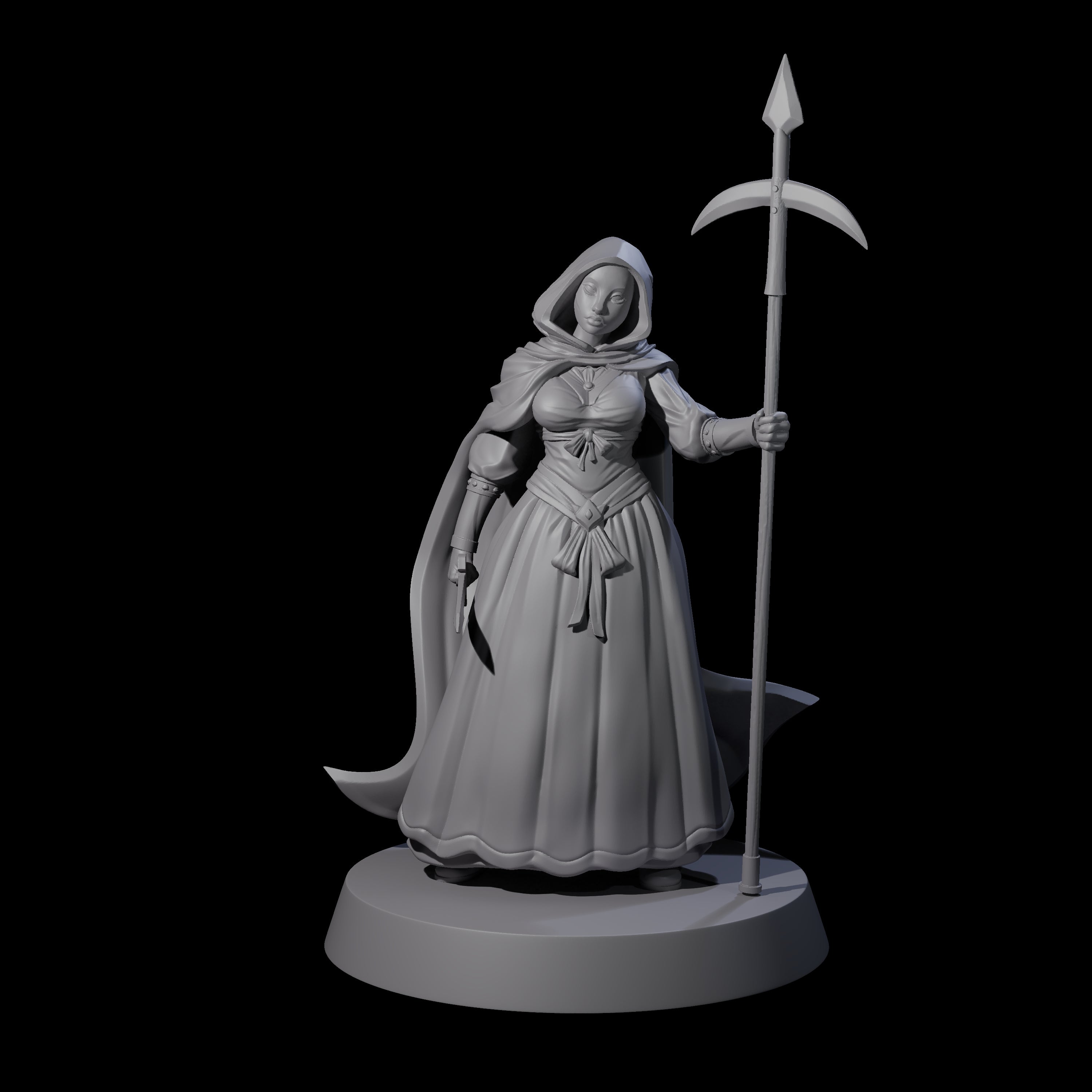 Three Rebellious Masked Citizens Miniature for Dungeons and Dragons, Pathfinder or other TTRPGs