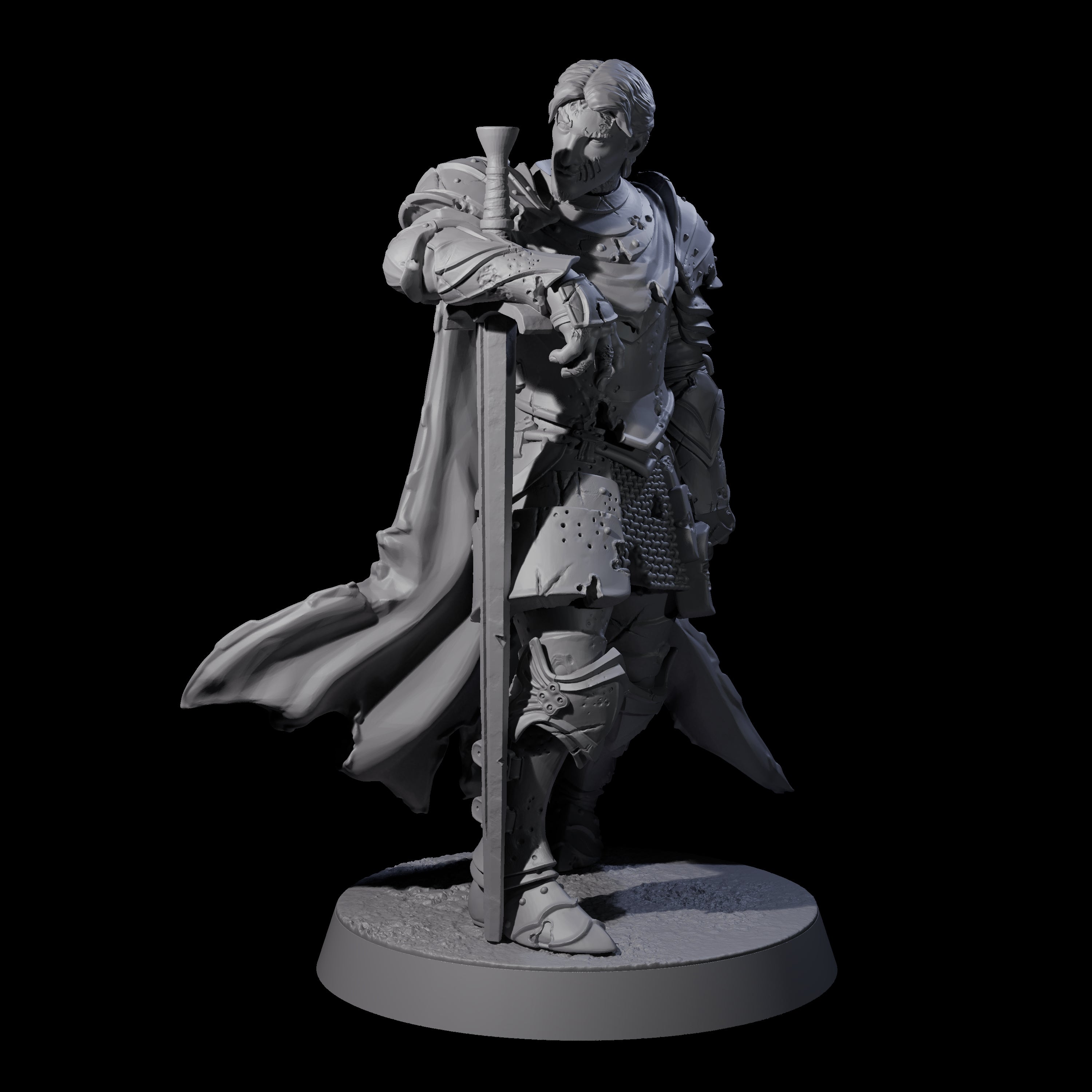 Three Rotting Princes Miniature for Dungeons and Dragons, Pathfinder or other TTRPGs