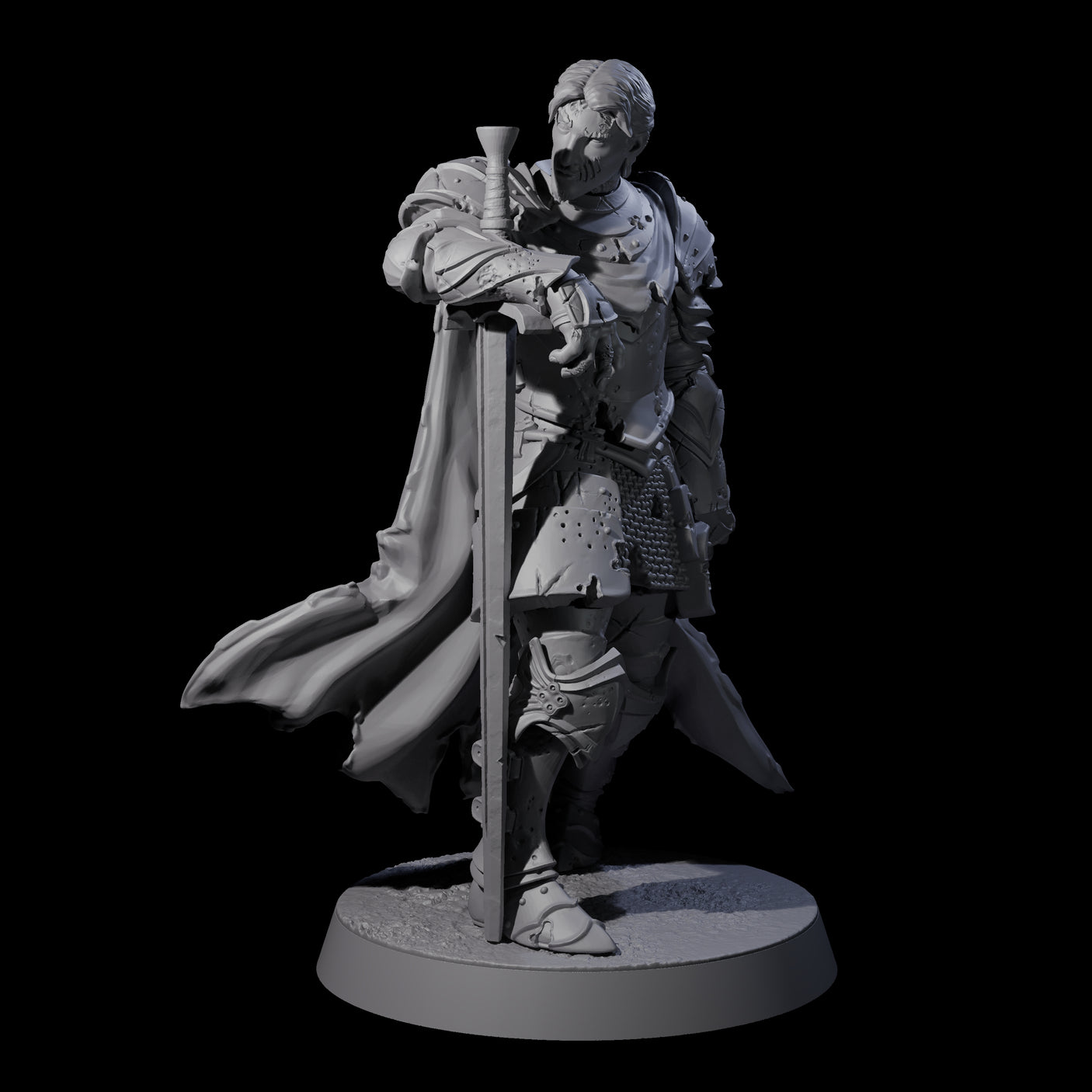 Three Rotting Princes Miniature for Dungeons and Dragons, Pathfinder or other TTRPGs