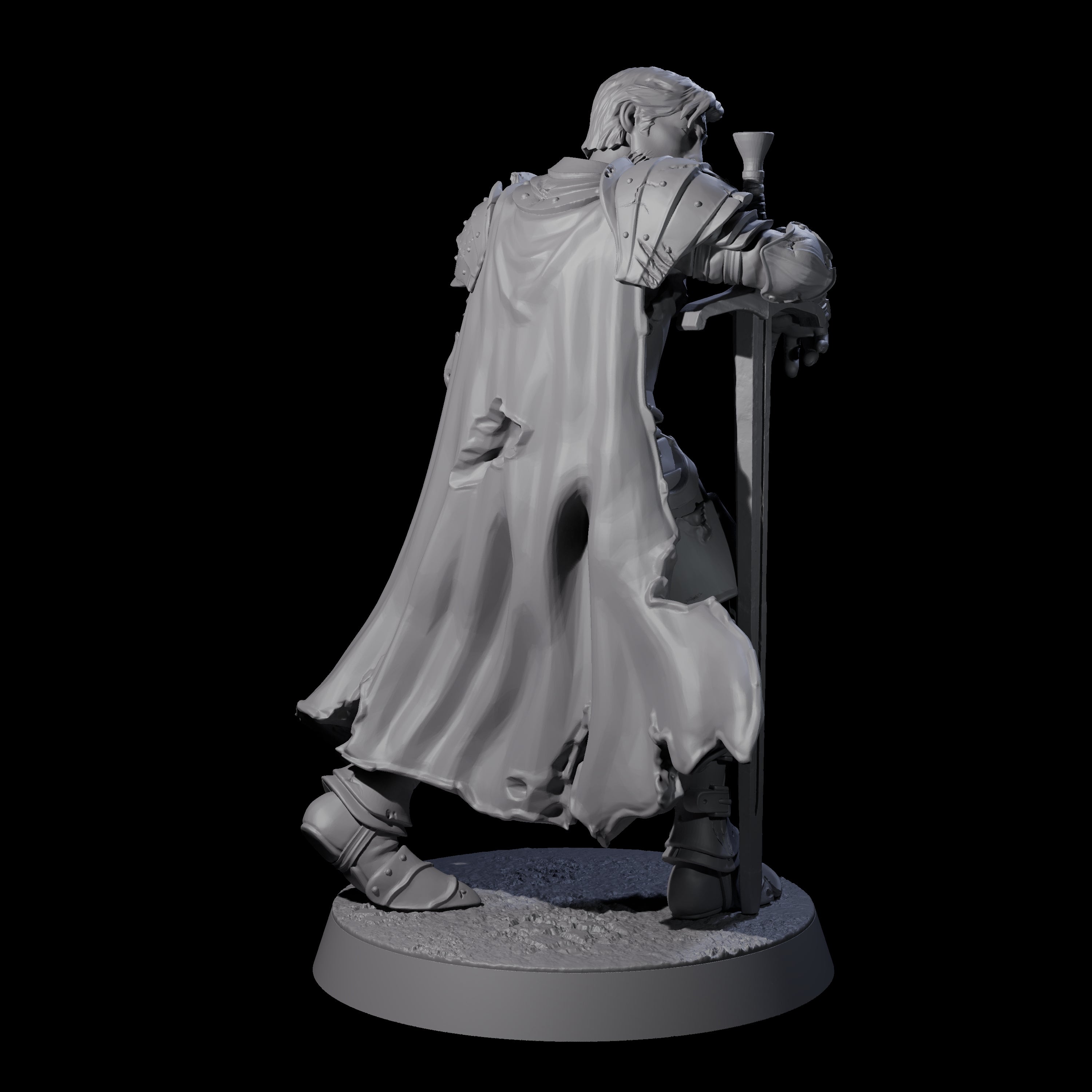 Three Rotting Princes Miniature for Dungeons and Dragons, Pathfinder or other TTRPGs