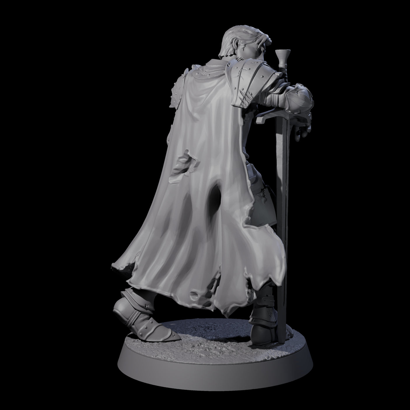 Three Rotting Princes Miniature for Dungeons and Dragons, Pathfinder or other TTRPGs