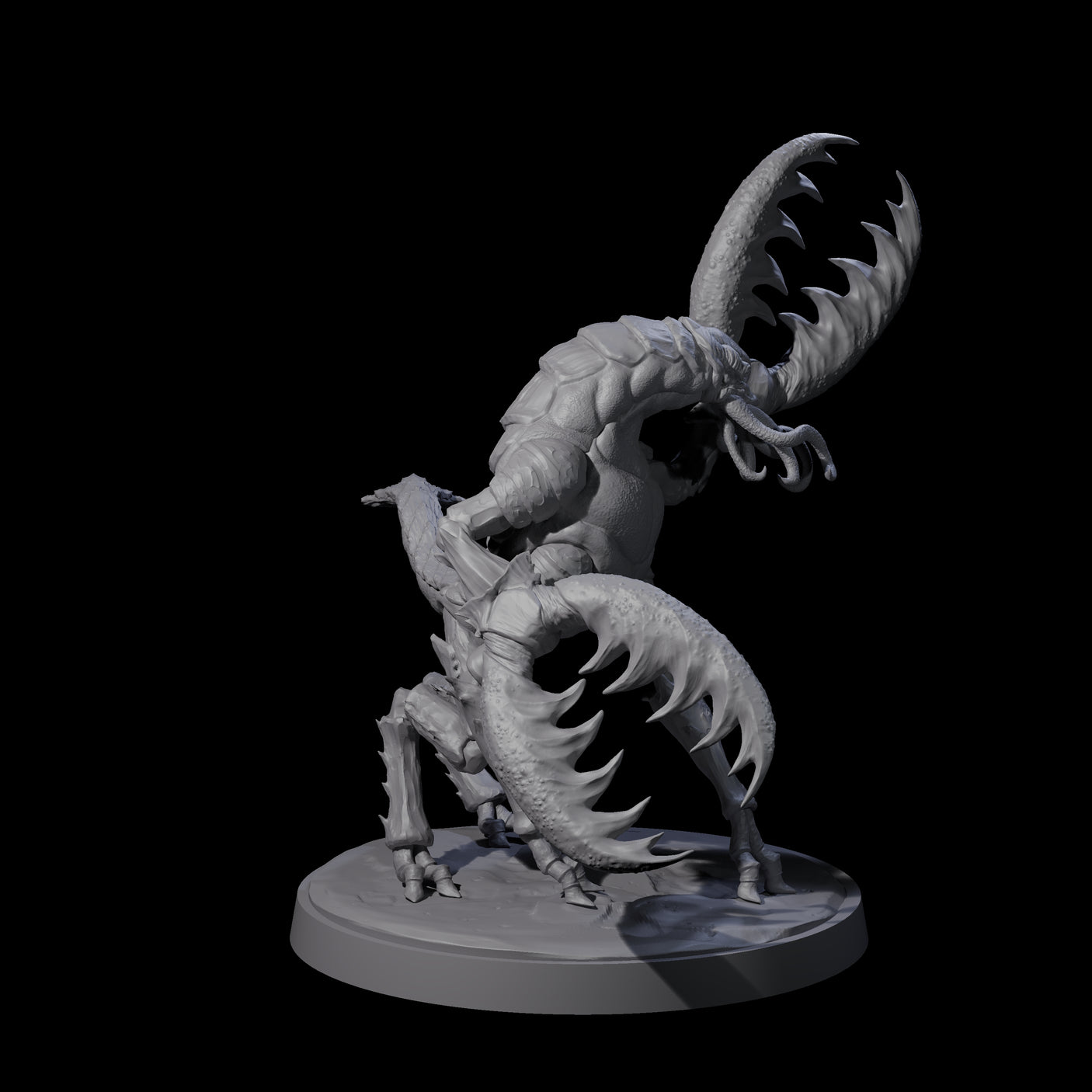 Three Slobbering Chuuls Miniature for Dungeons and Dragons, Pathfinder or other TTRPGs