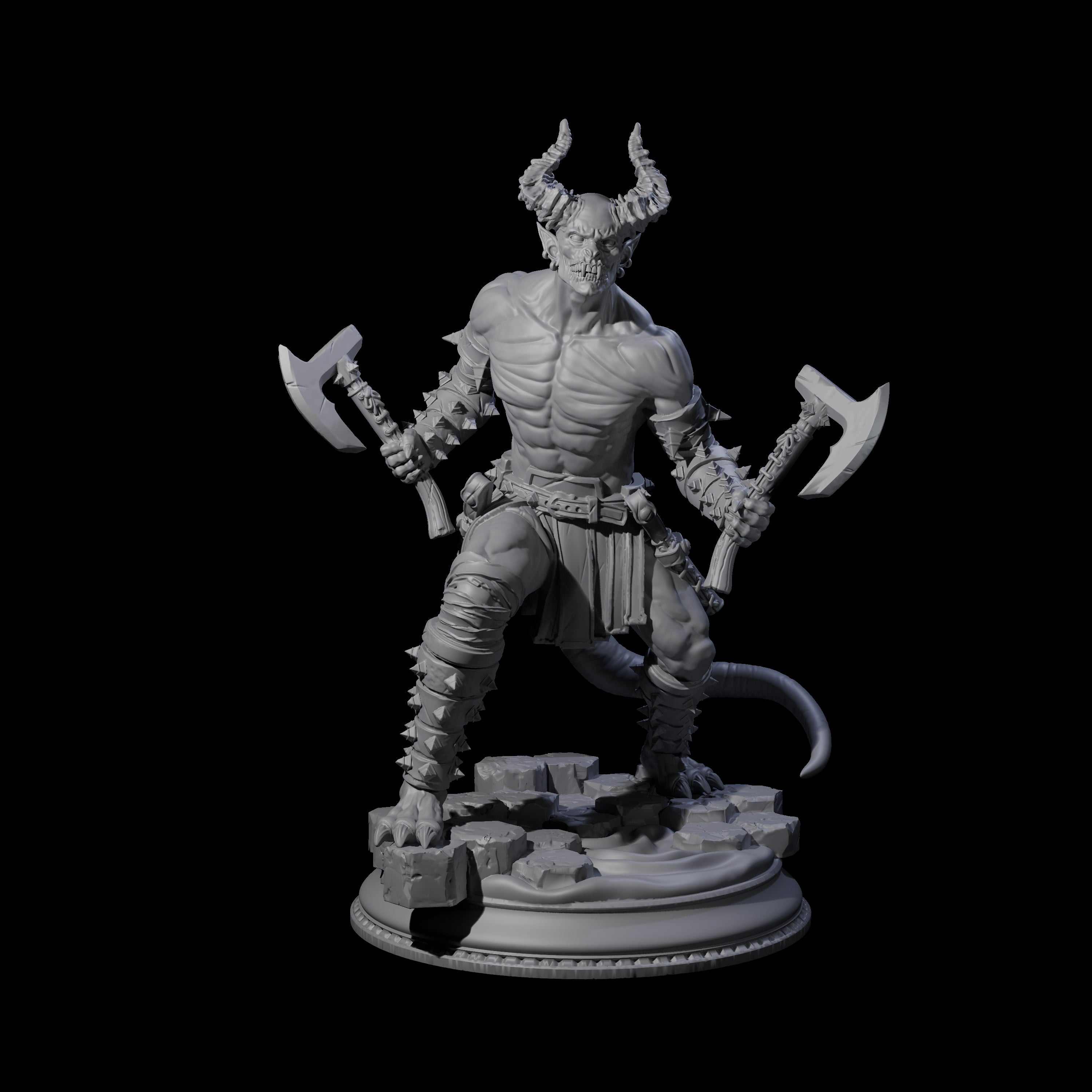 Three Snarling Vordines Miniature for Dungeons and Dragons, Pathfinder or other TTRPGs