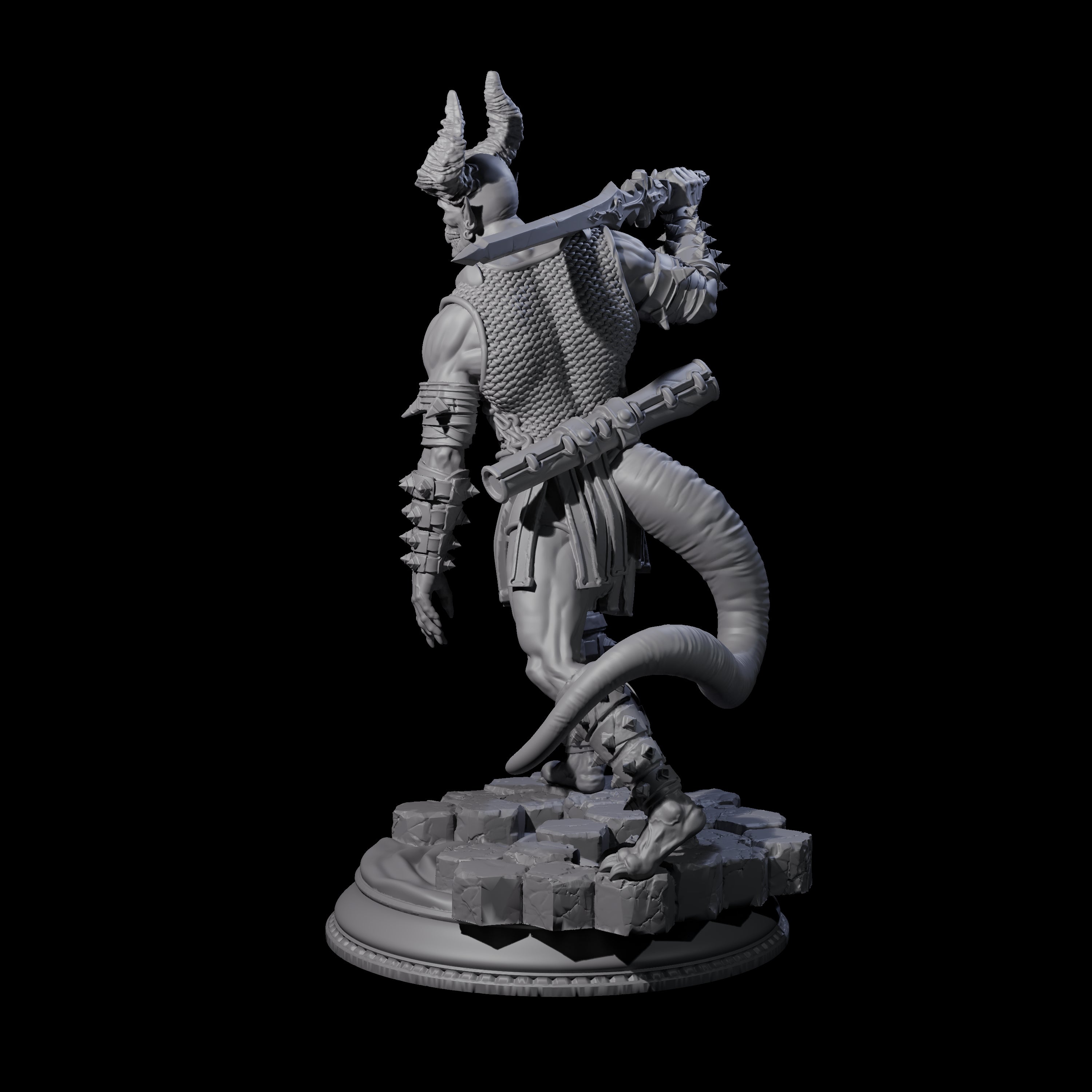 Three Snarling Vordines Miniature for Dungeons and Dragons, Pathfinder or other TTRPGs