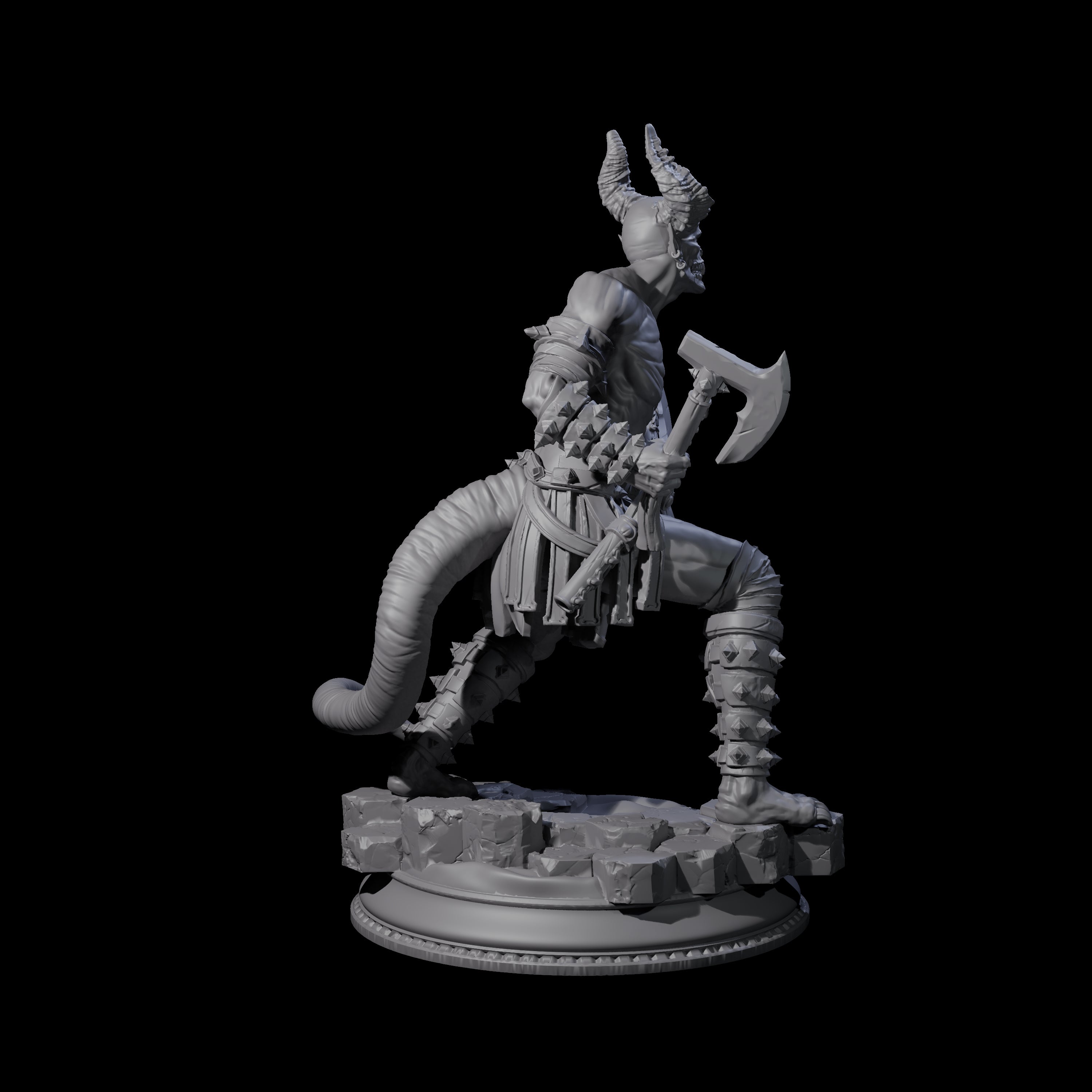 Three Snarling Vordines Miniature for Dungeons and Dragons, Pathfinder or other TTRPGs