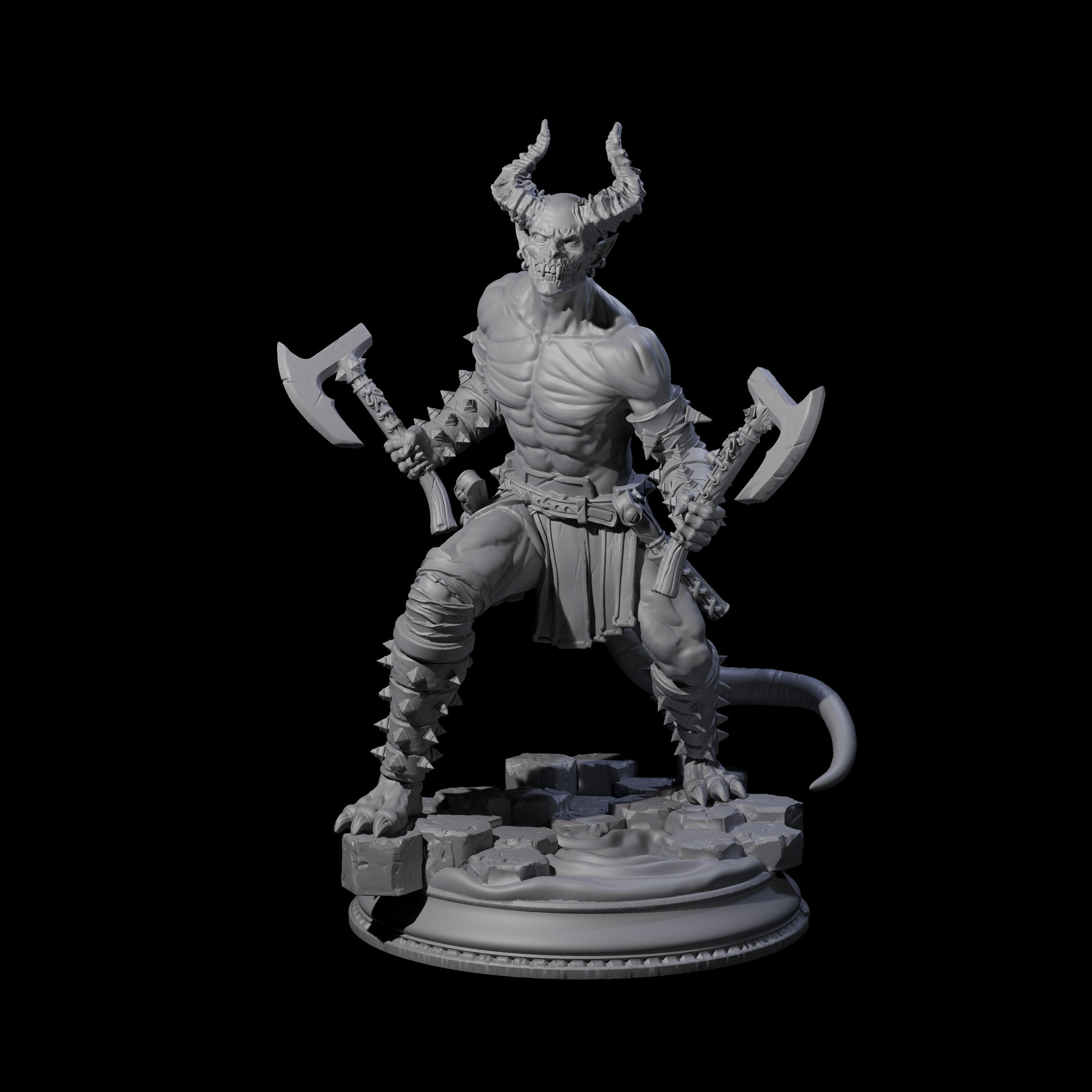 Three Snarling Vordines Miniature for Dungeons and Dragons, Pathfinder or other TTRPGs