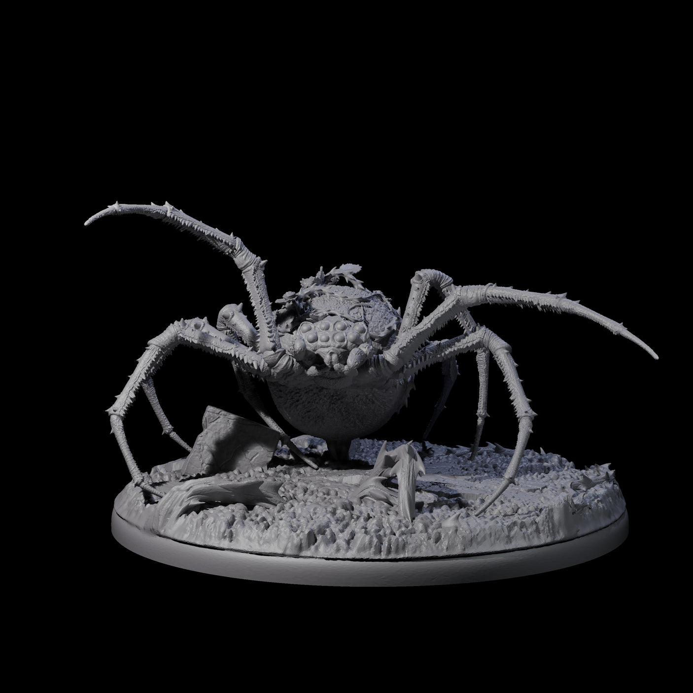 Three Spinning Web Cave Spiders Miniature for Dungeons and Dragons, Pathfinder or other TTRPGs
