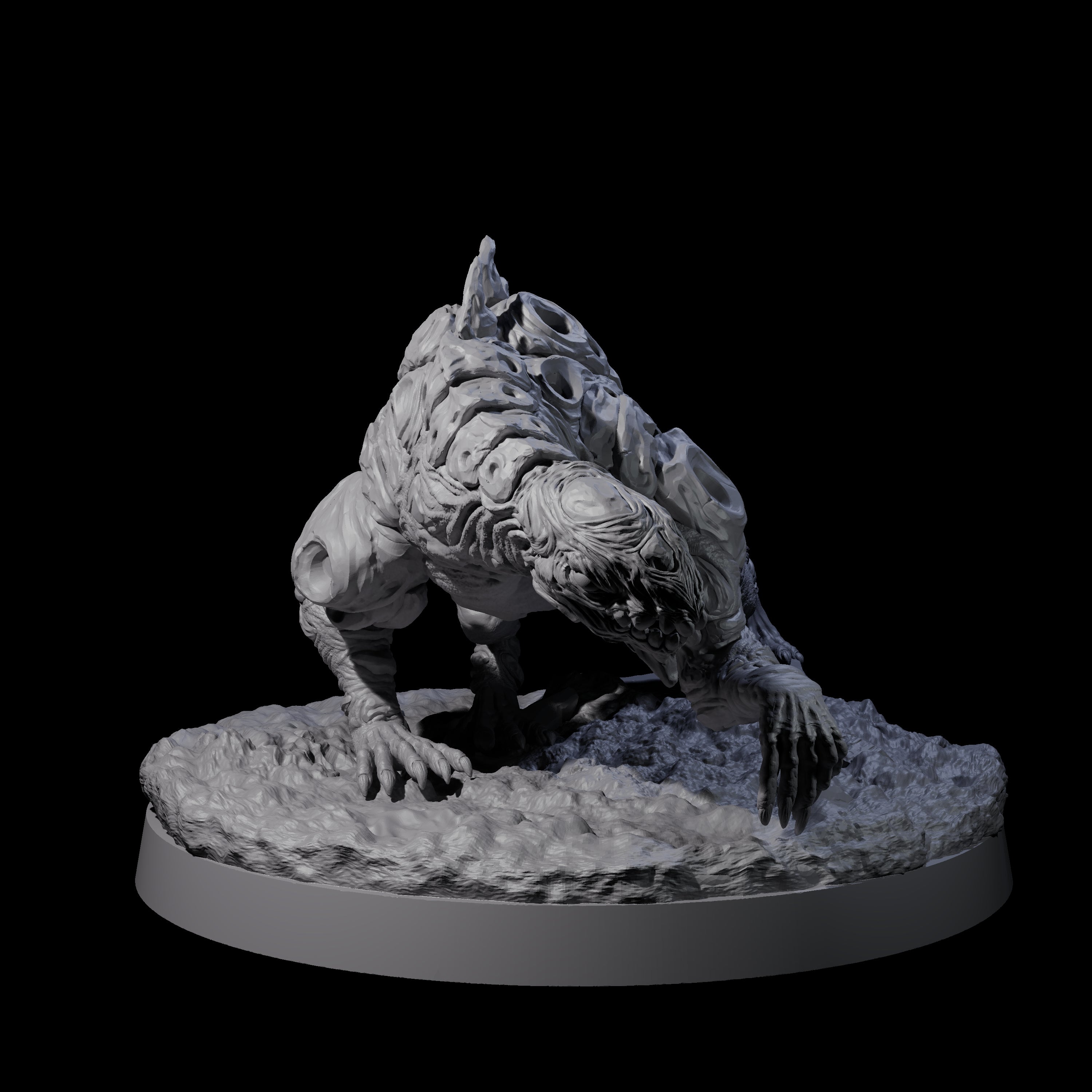 Three Stalking Slithering Trackers Miniature for Dungeons and Dragons, Pathfinder or other TTRPGs
