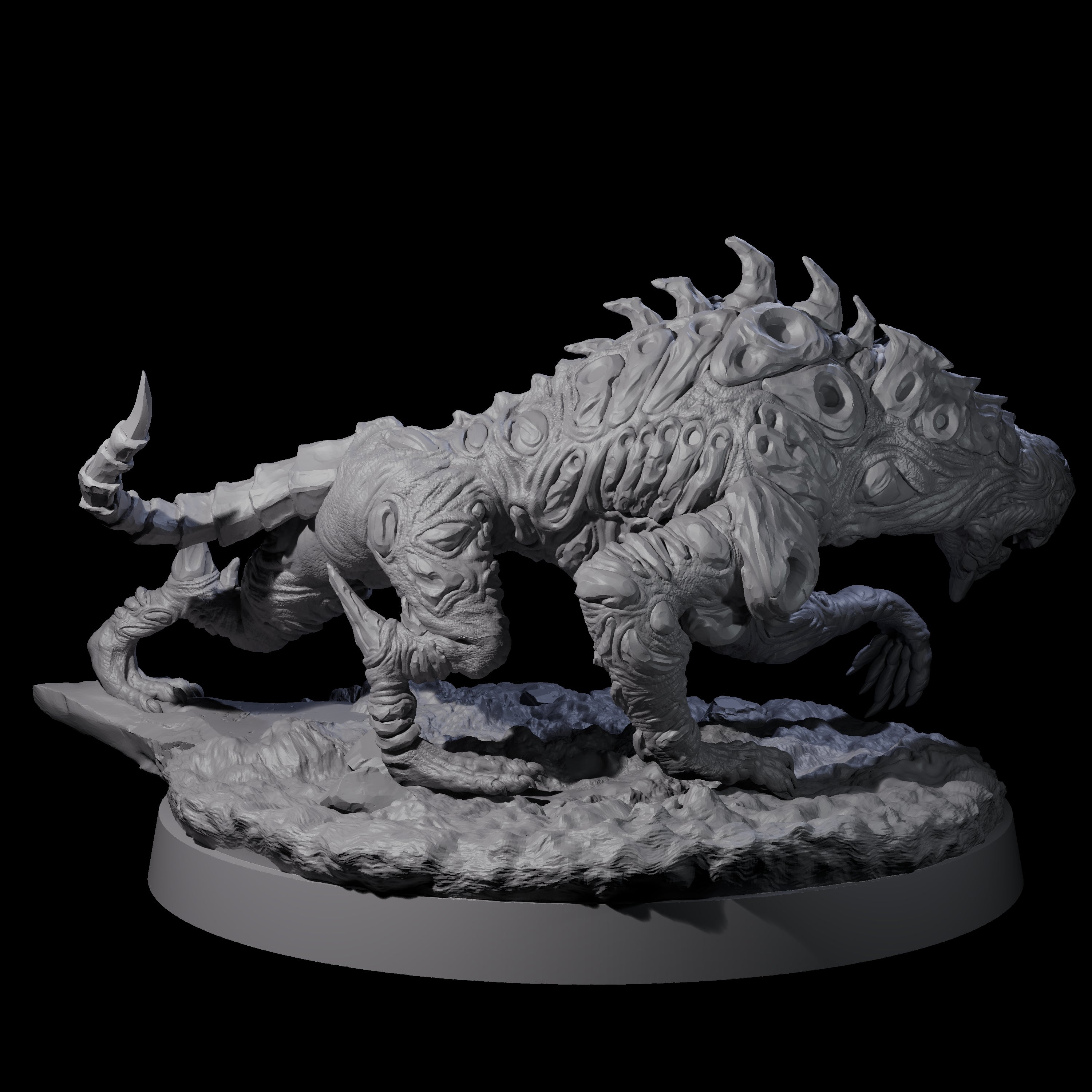 Three Stalking Slithering Trackers Miniature for Dungeons and Dragons, Pathfinder or other TTRPGs