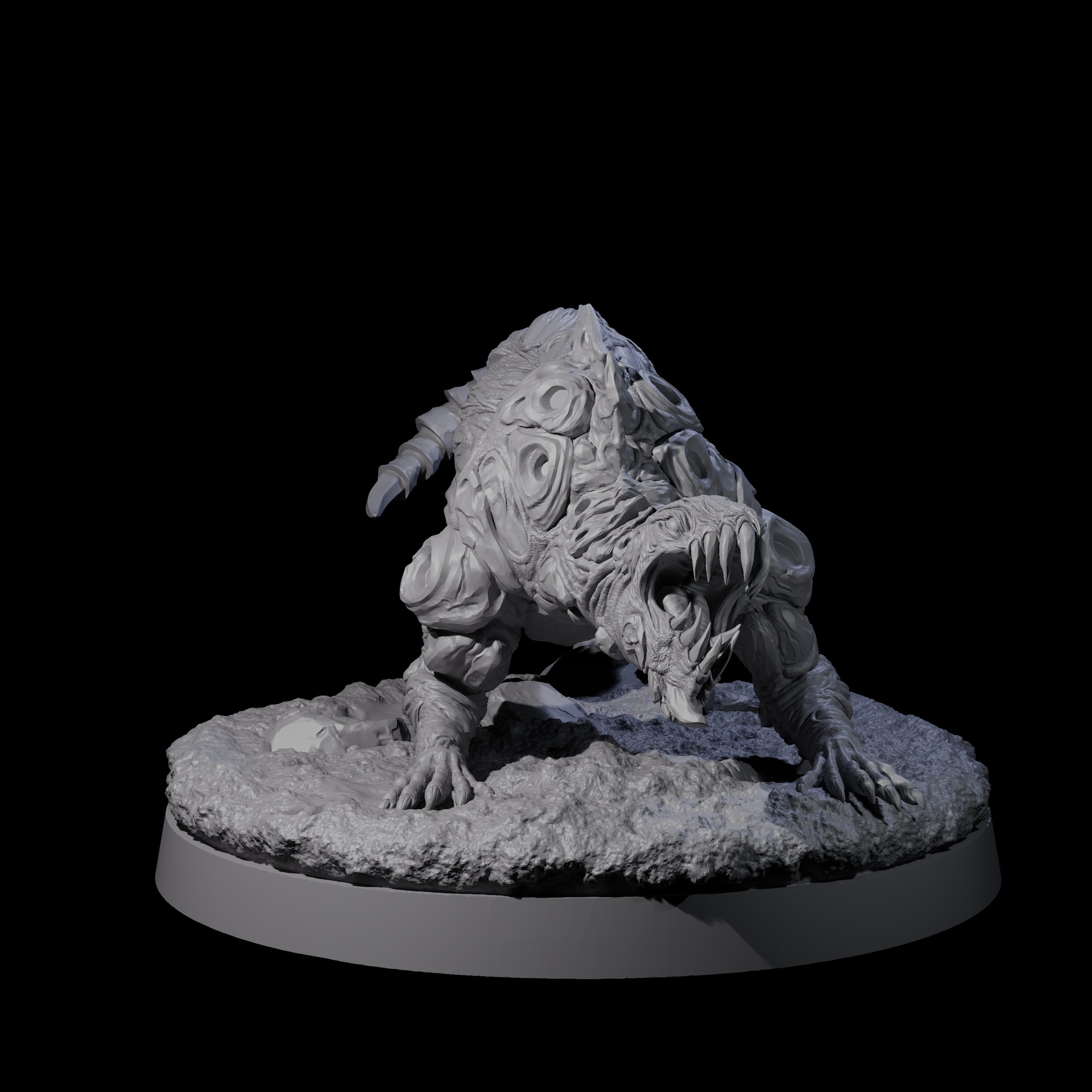 Three Stalking Slithering Trackers Miniature for Dungeons and Dragons, Pathfinder or other TTRPGs