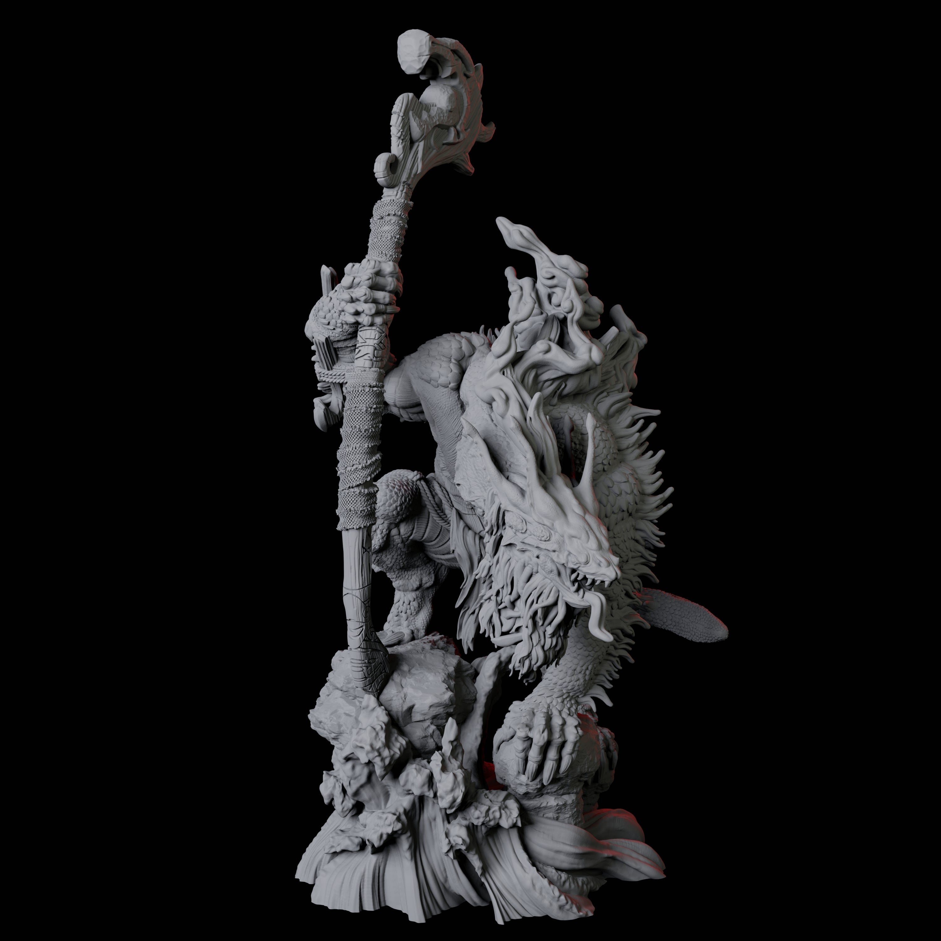 Three Storm Trolls Miniature for Dungeons and Dragons, Pathfinder or other TTRPGs