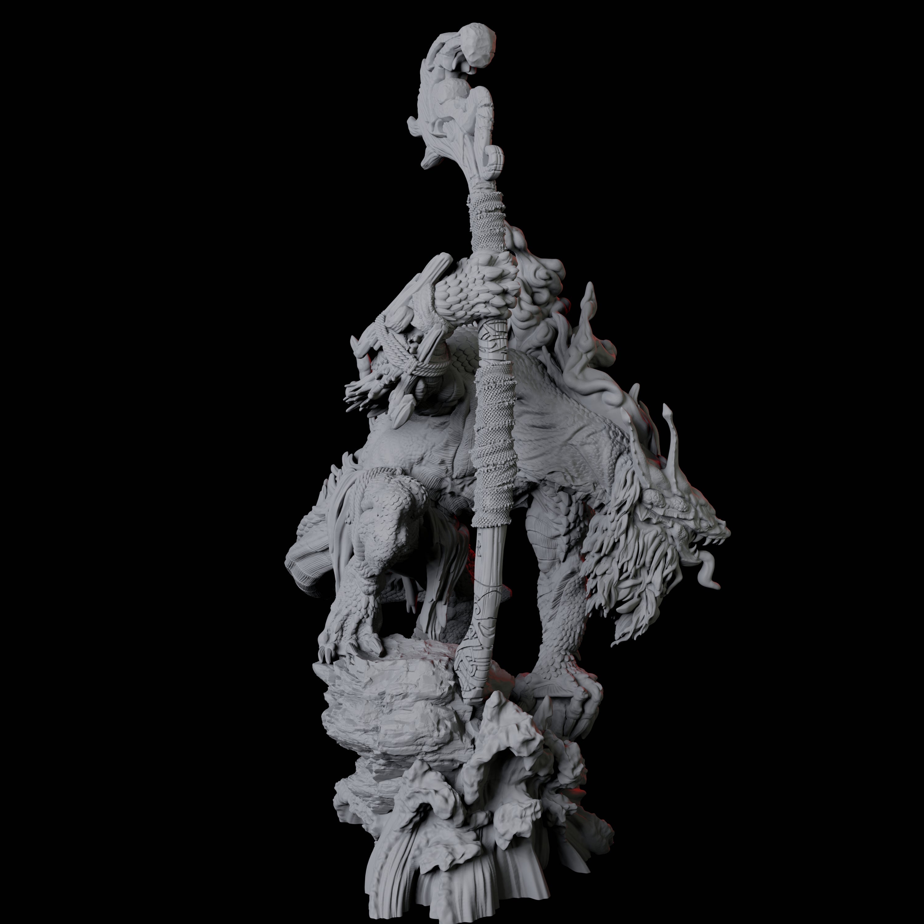 Three Storm Trolls Miniature for Dungeons and Dragons, Pathfinder or other TTRPGs