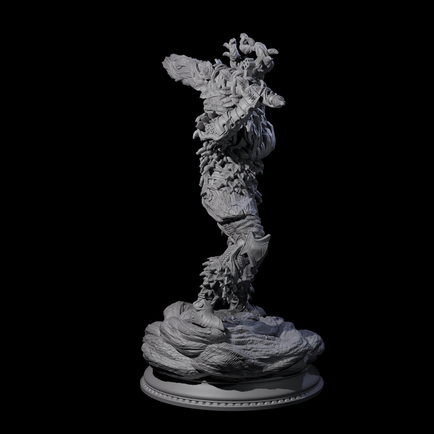 Three Striding Knights Miniature for Dungeons and Dragons, Pathfinder or other TTRPGs