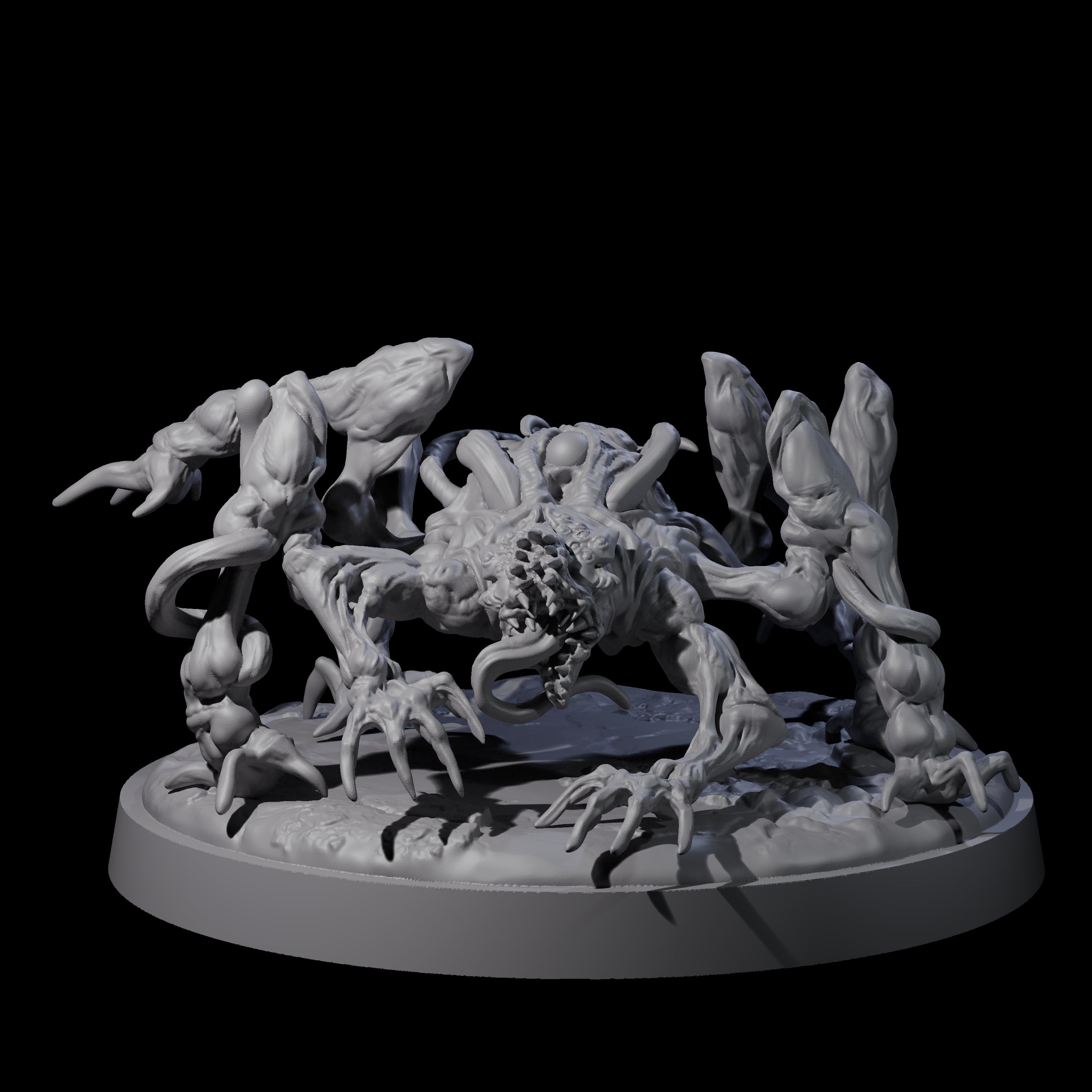 Three Stringy Voidspawn Miniature for Dungeons and Dragons, Pathfinder or other TTRPGs