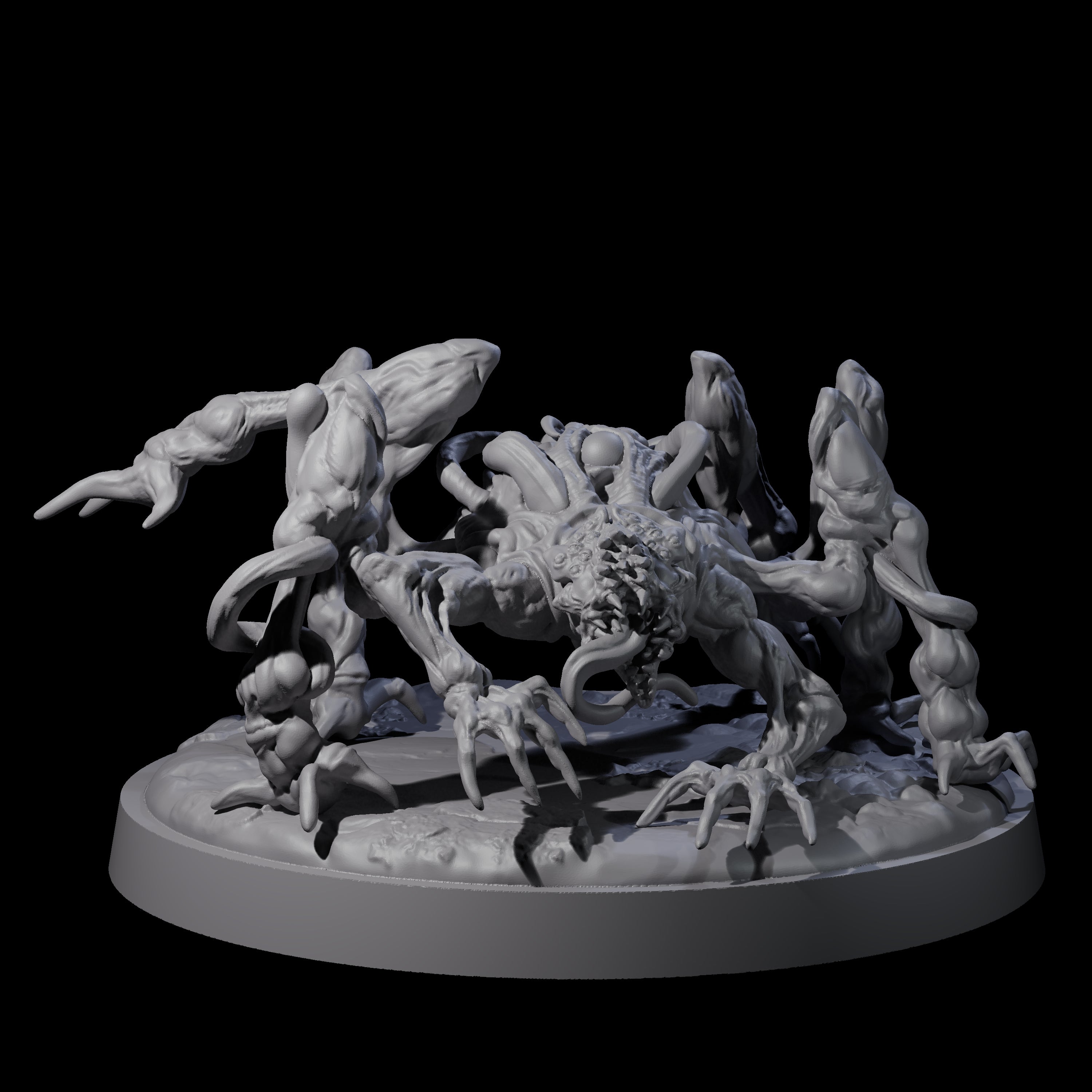 Three Stringy Voidspawn Miniature for Dungeons and Dragons, Pathfinder or other TTRPGs