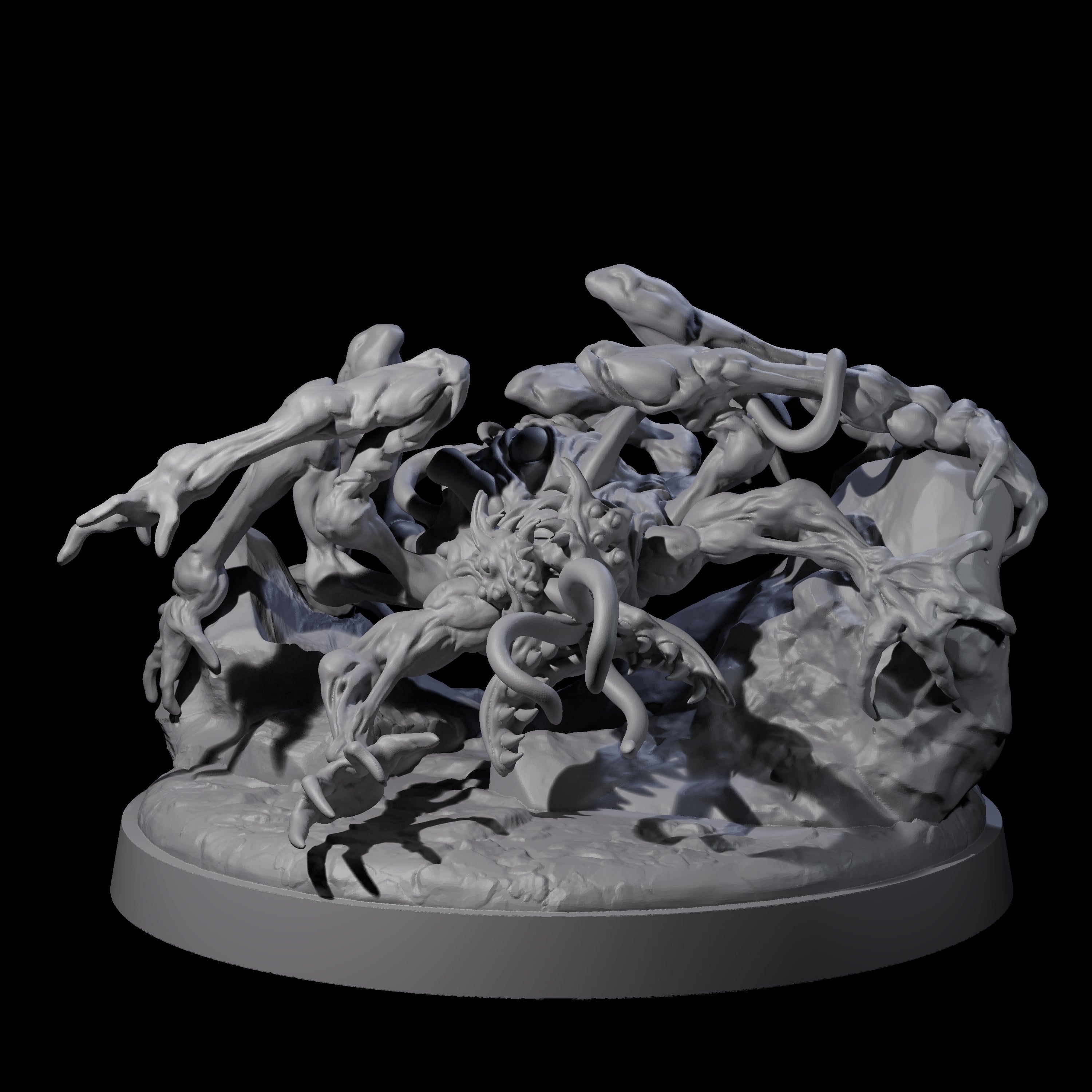 Three Stringy Voidspawn Miniature for Dungeons and Dragons, Pathfinder or other TTRPGs