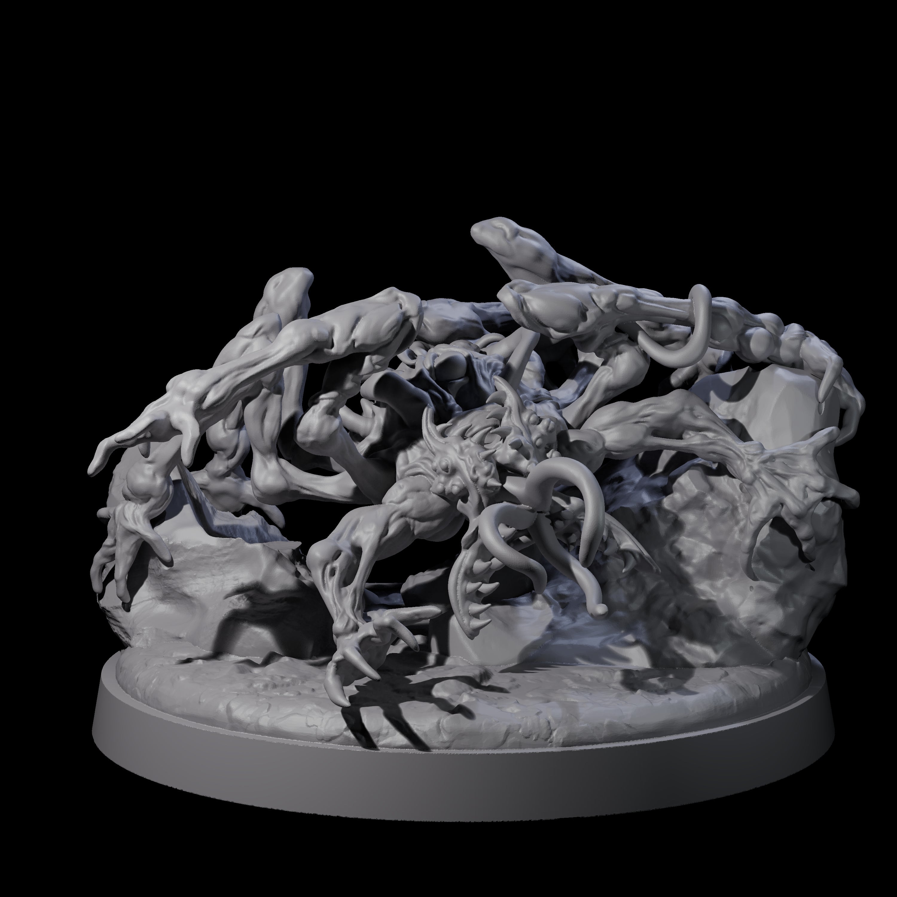 Three Stringy Voidspawn Miniature for Dungeons and Dragons, Pathfinder or other TTRPGs