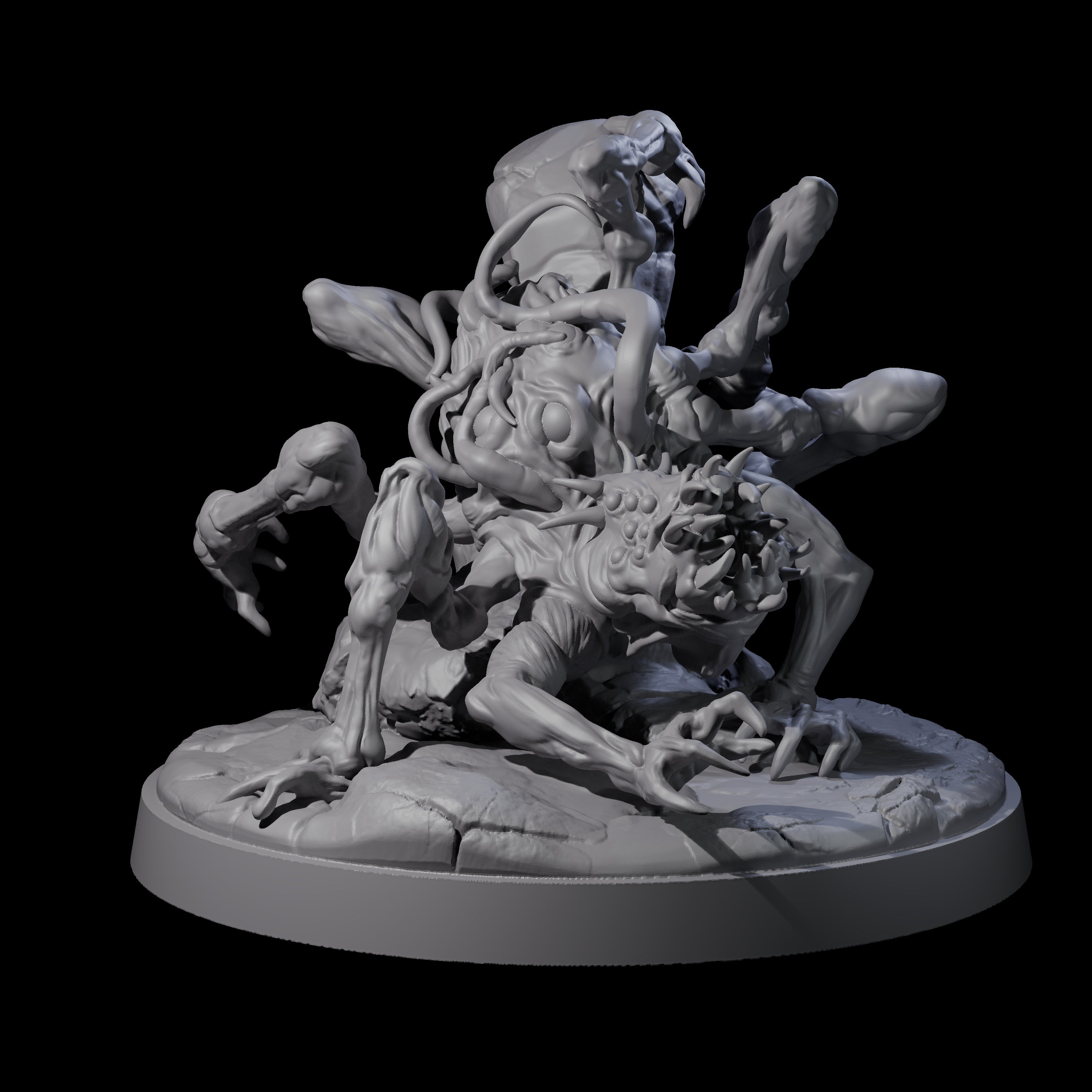 Three Stringy Voidspawn Miniature for Dungeons and Dragons, Pathfinder or other TTRPGs