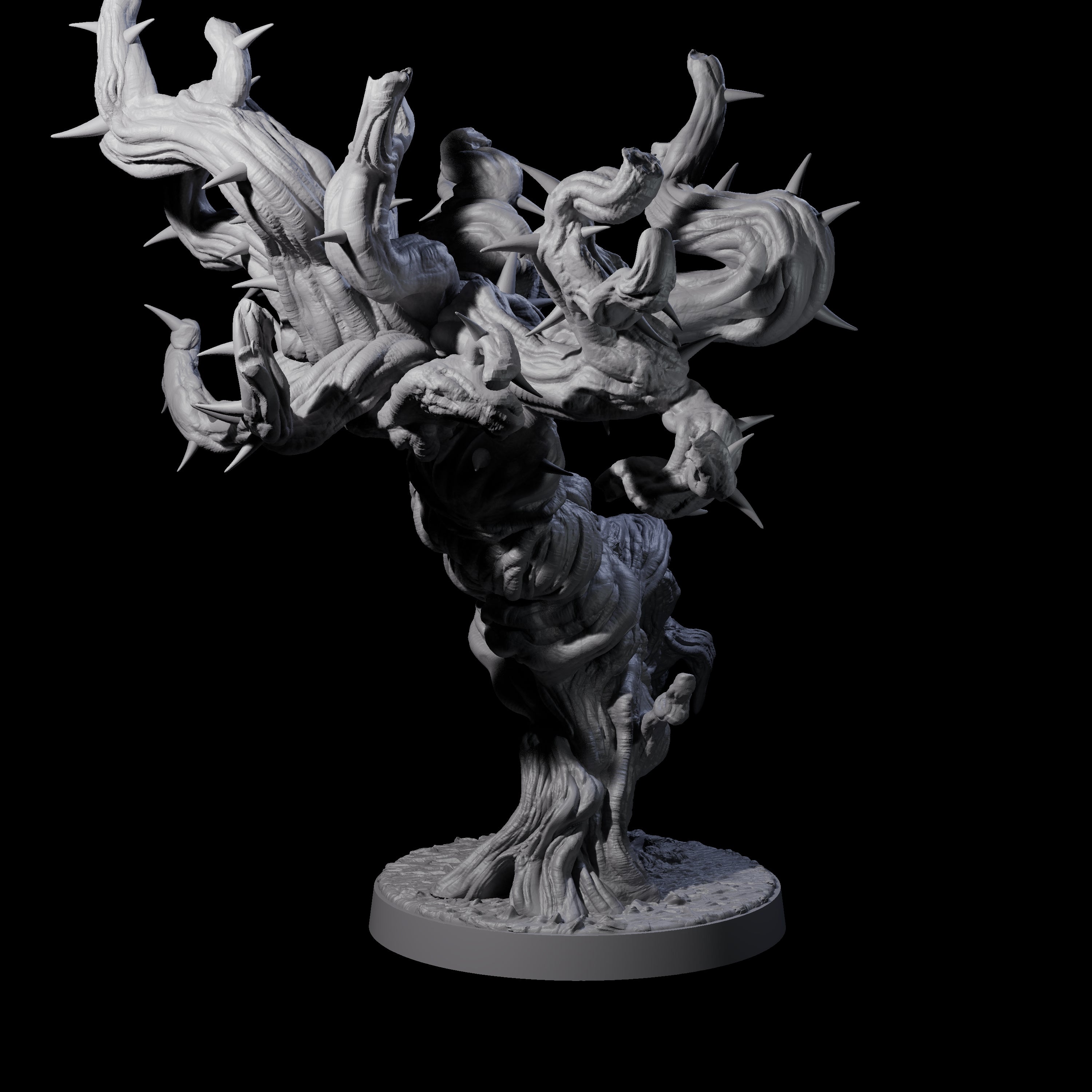Three Thorny Tree Blights Miniature for Dungeons and Dragons, Pathfinder or other TTRPGs