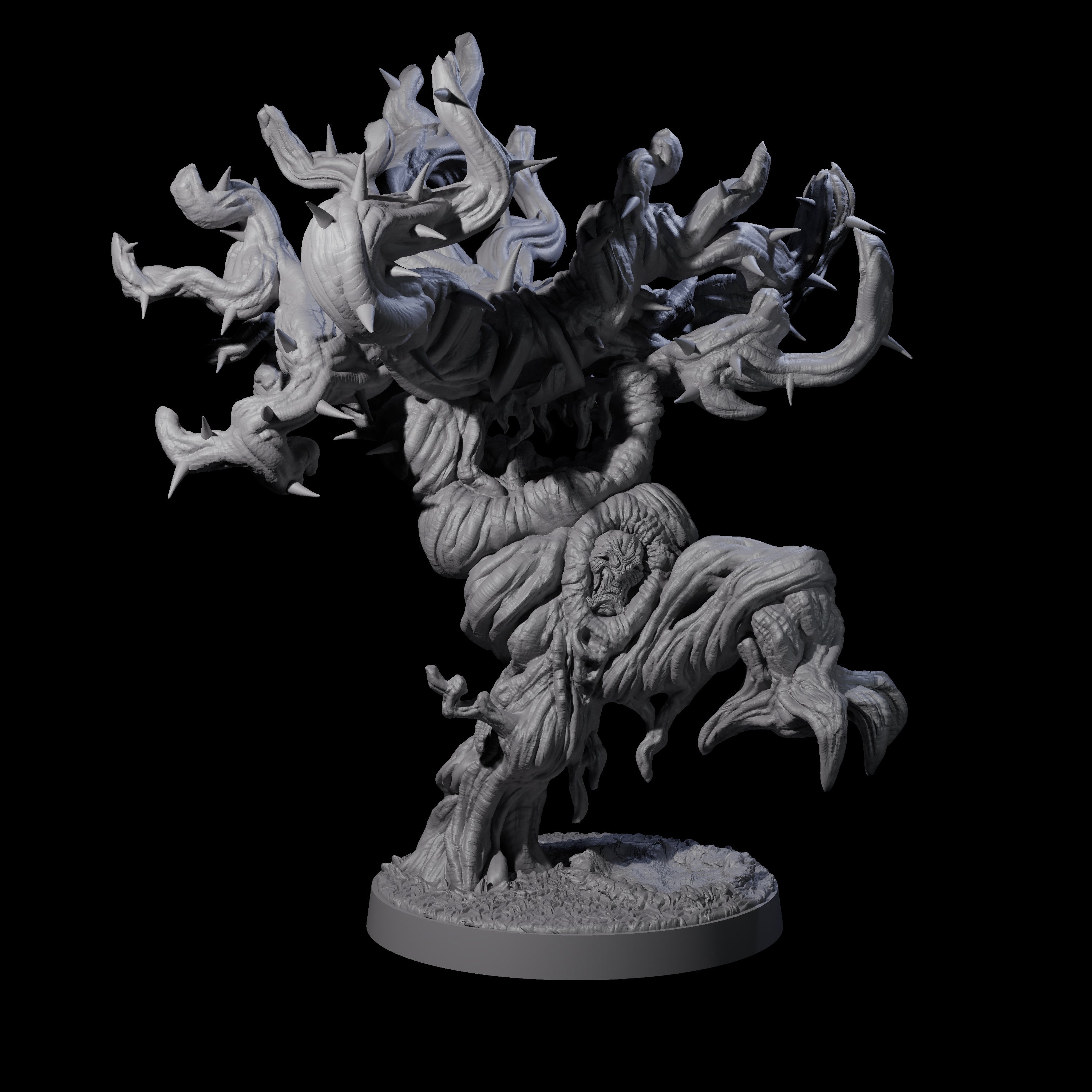 Three Thorny Tree Blights Miniature for Dungeons and Dragons, Pathfinder or other TTRPGs